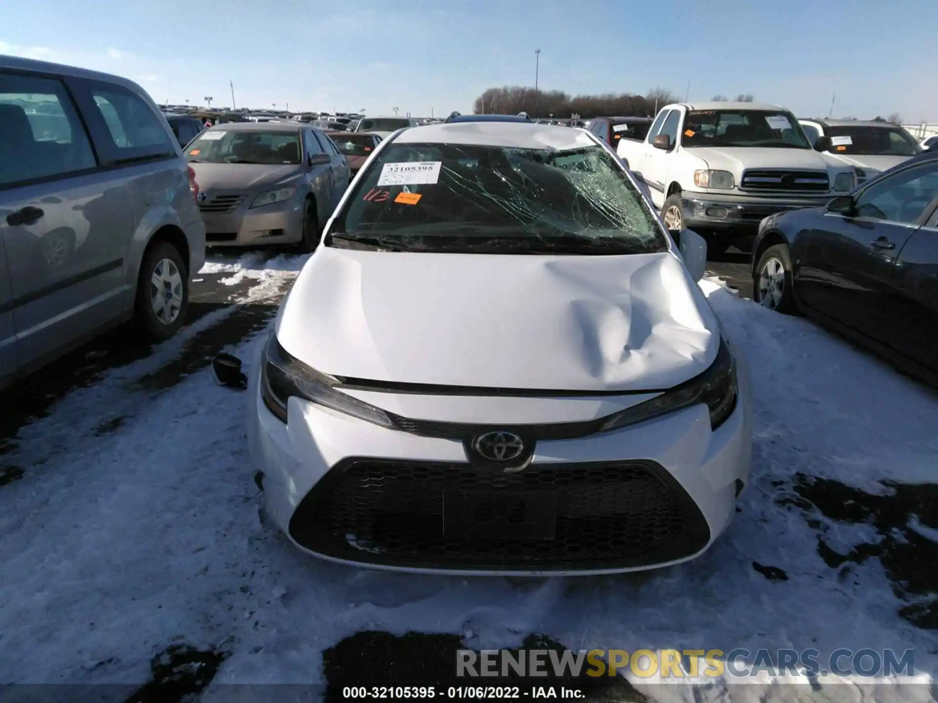 6 Photograph of a damaged car 5YFEPMAE7MP220136 TOYOTA COROLLA 2021