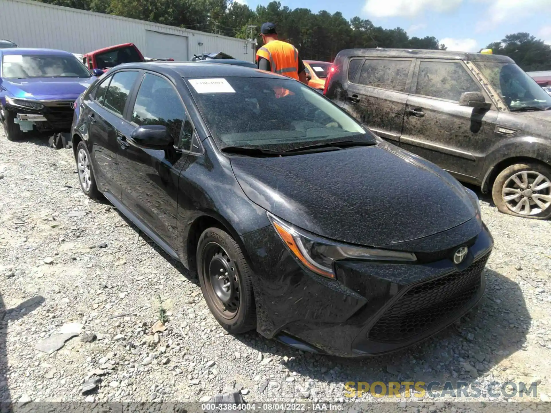 1 Photograph of a damaged car 5YFEPMAE7MP220153 TOYOTA COROLLA 2021