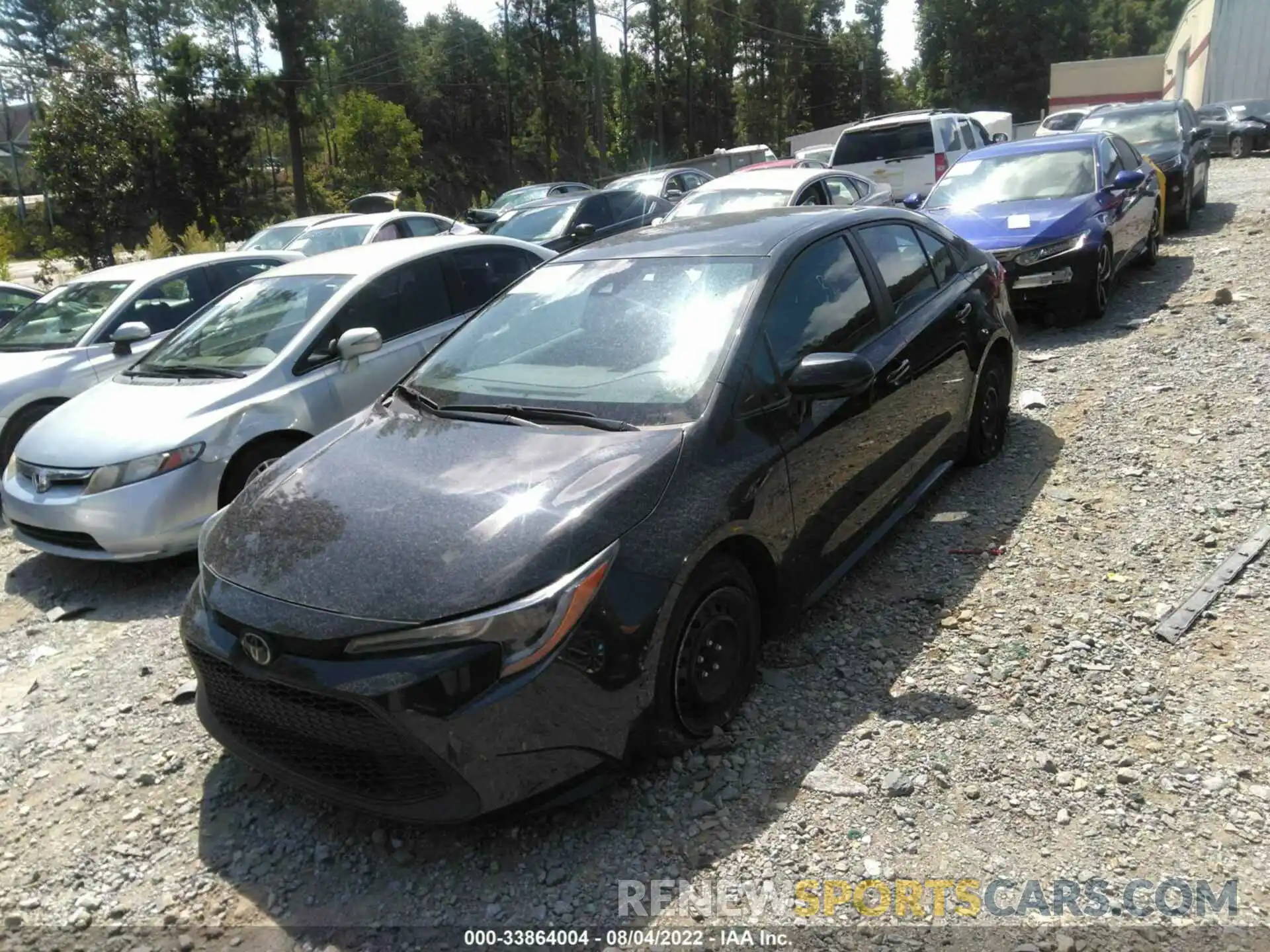 2 Photograph of a damaged car 5YFEPMAE7MP220153 TOYOTA COROLLA 2021