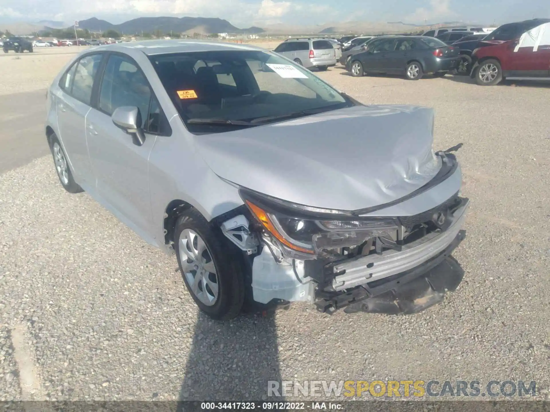 1 Photograph of a damaged car 5YFEPMAE7MP220590 TOYOTA COROLLA 2021