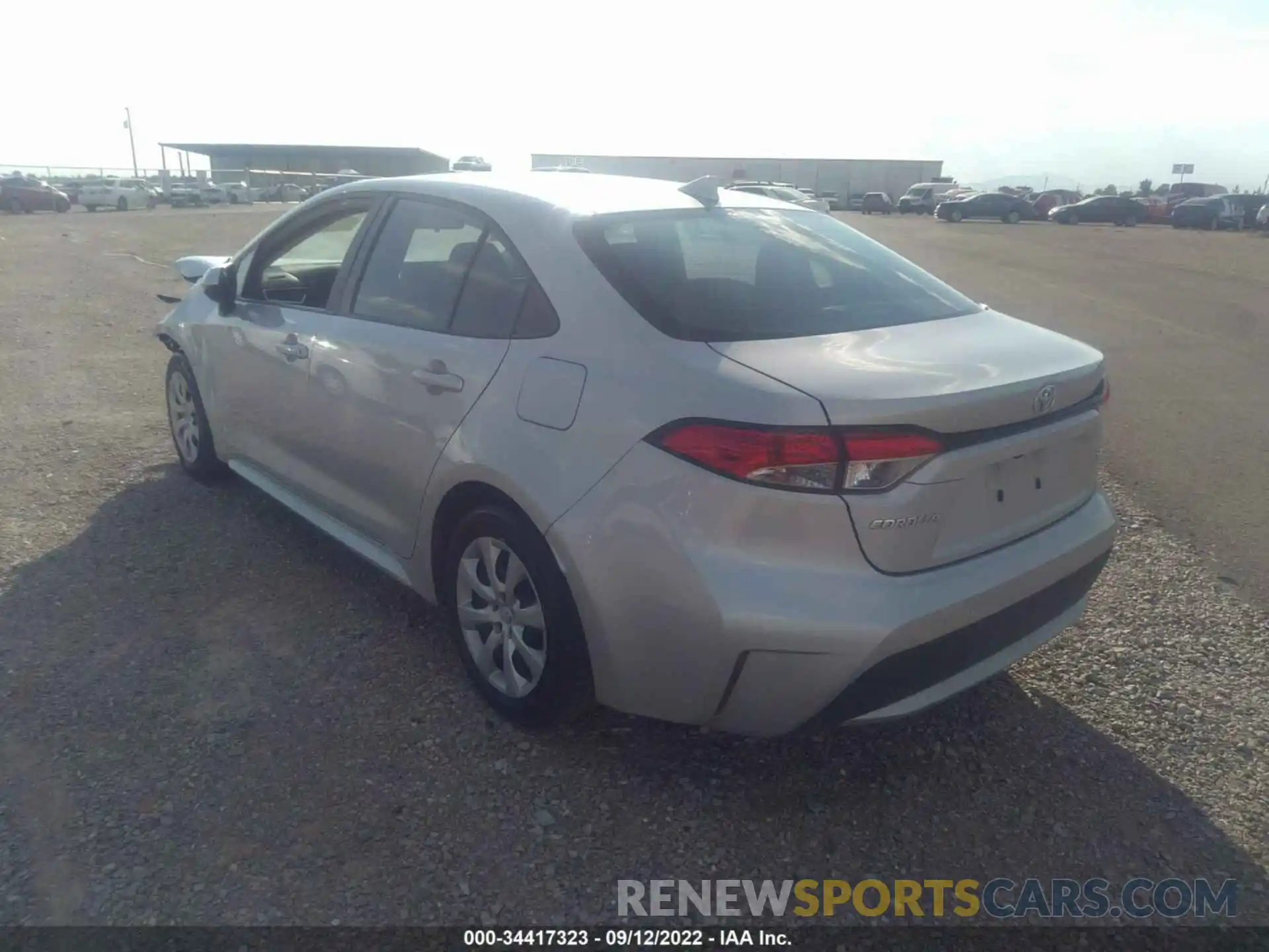 3 Photograph of a damaged car 5YFEPMAE7MP220590 TOYOTA COROLLA 2021