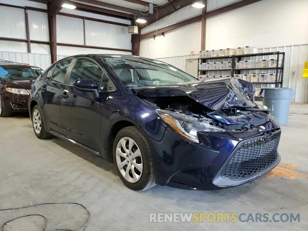 1 Photograph of a damaged car 5YFEPMAE7MP221223 TOYOTA COROLLA 2021