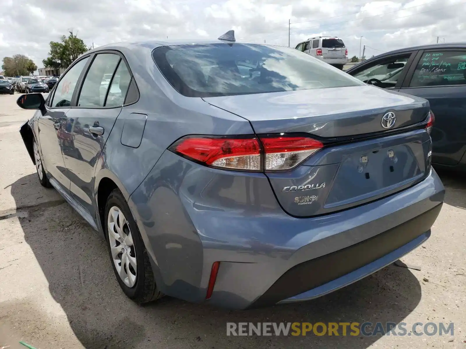 3 Photograph of a damaged car 5YFEPMAE7MP222579 TOYOTA COROLLA 2021