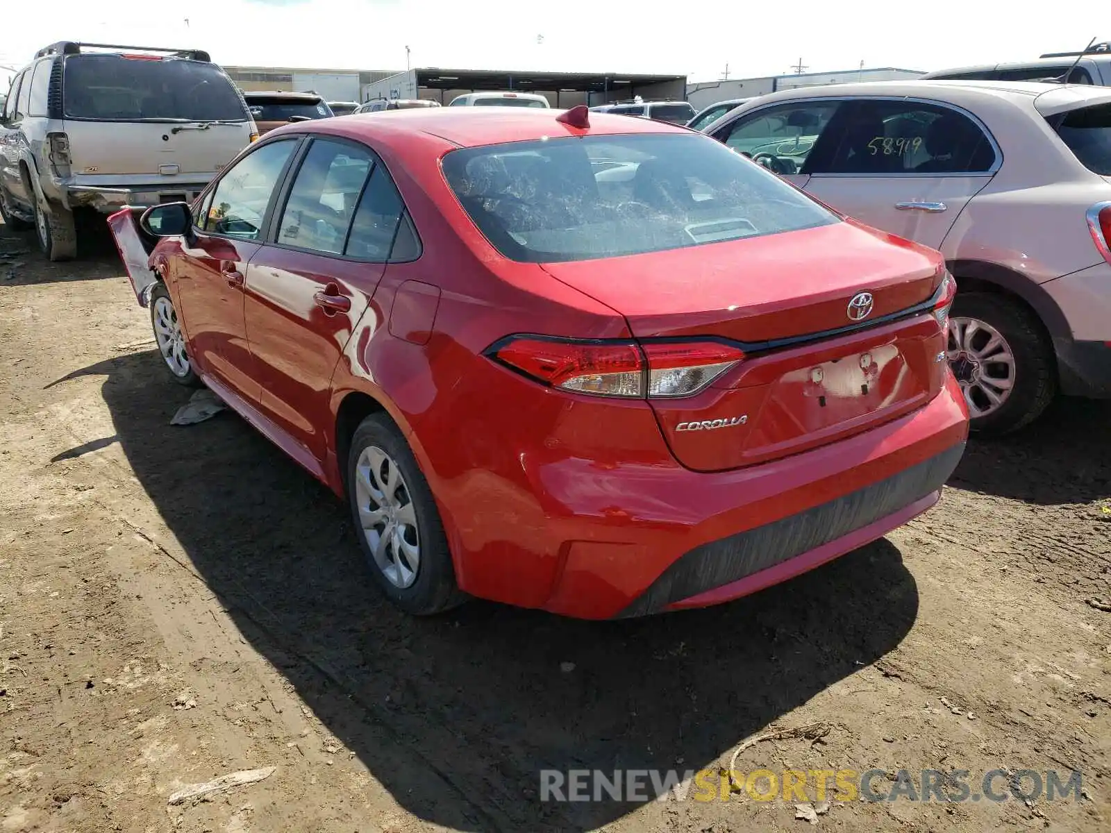 3 Photograph of a damaged car 5YFEPMAE7MP222758 TOYOTA COROLLA 2021