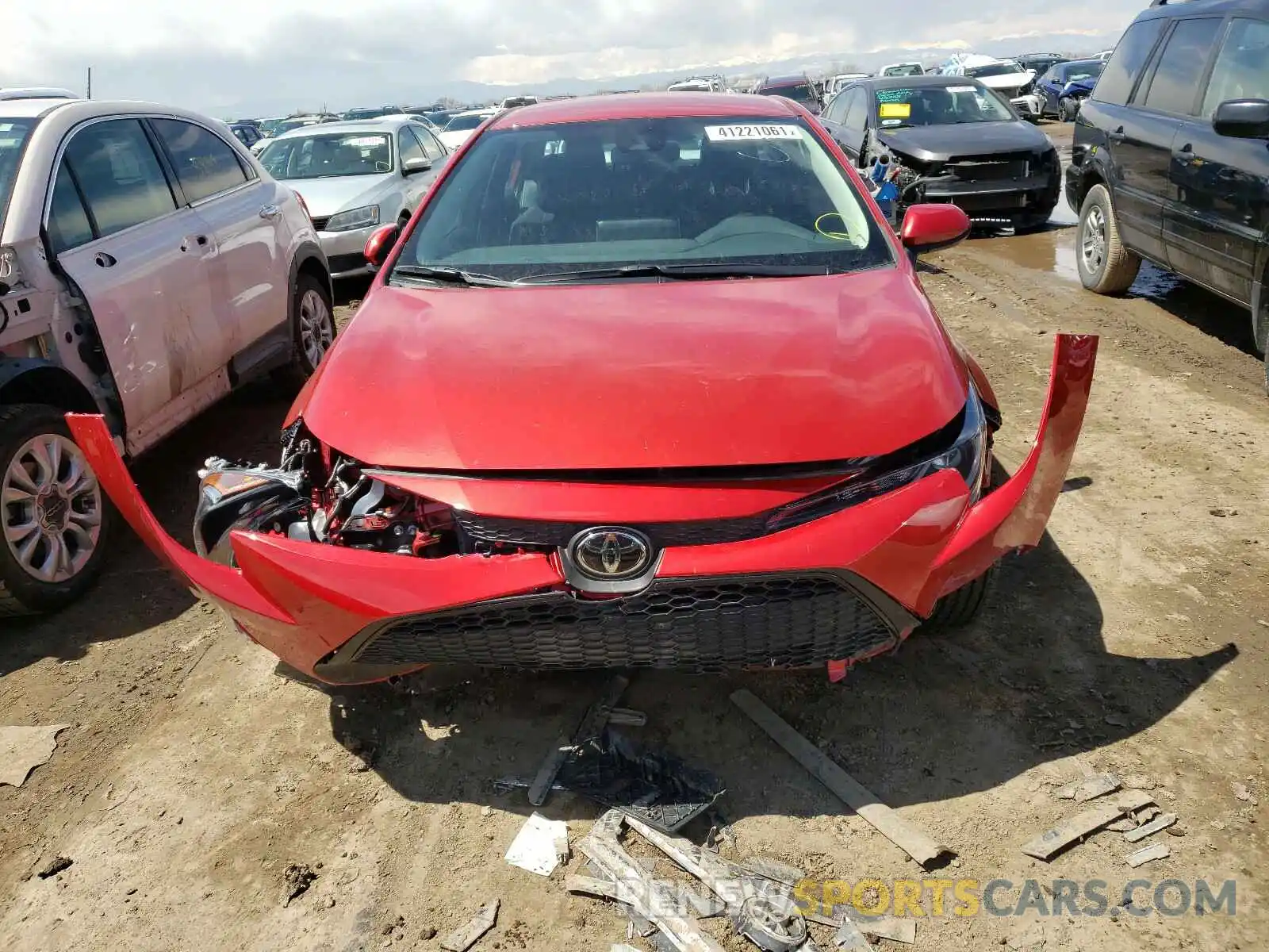 9 Photograph of a damaged car 5YFEPMAE7MP222758 TOYOTA COROLLA 2021