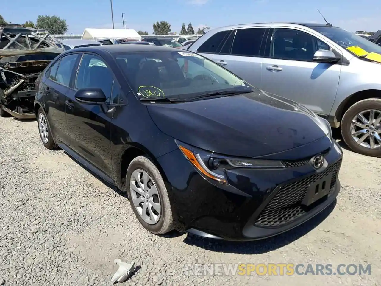 1 Photograph of a damaged car 5YFEPMAE7MP223473 TOYOTA COROLLA 2021