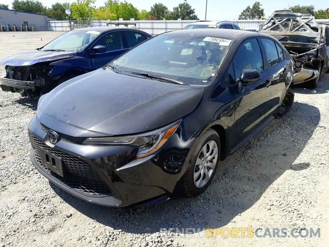 2 Photograph of a damaged car 5YFEPMAE7MP223473 TOYOTA COROLLA 2021