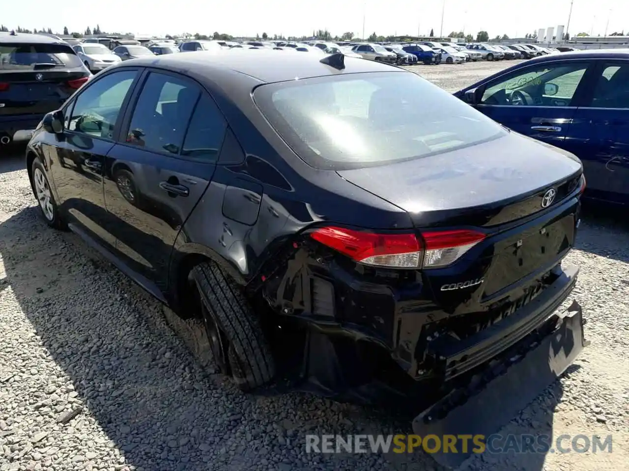 3 Photograph of a damaged car 5YFEPMAE7MP223473 TOYOTA COROLLA 2021