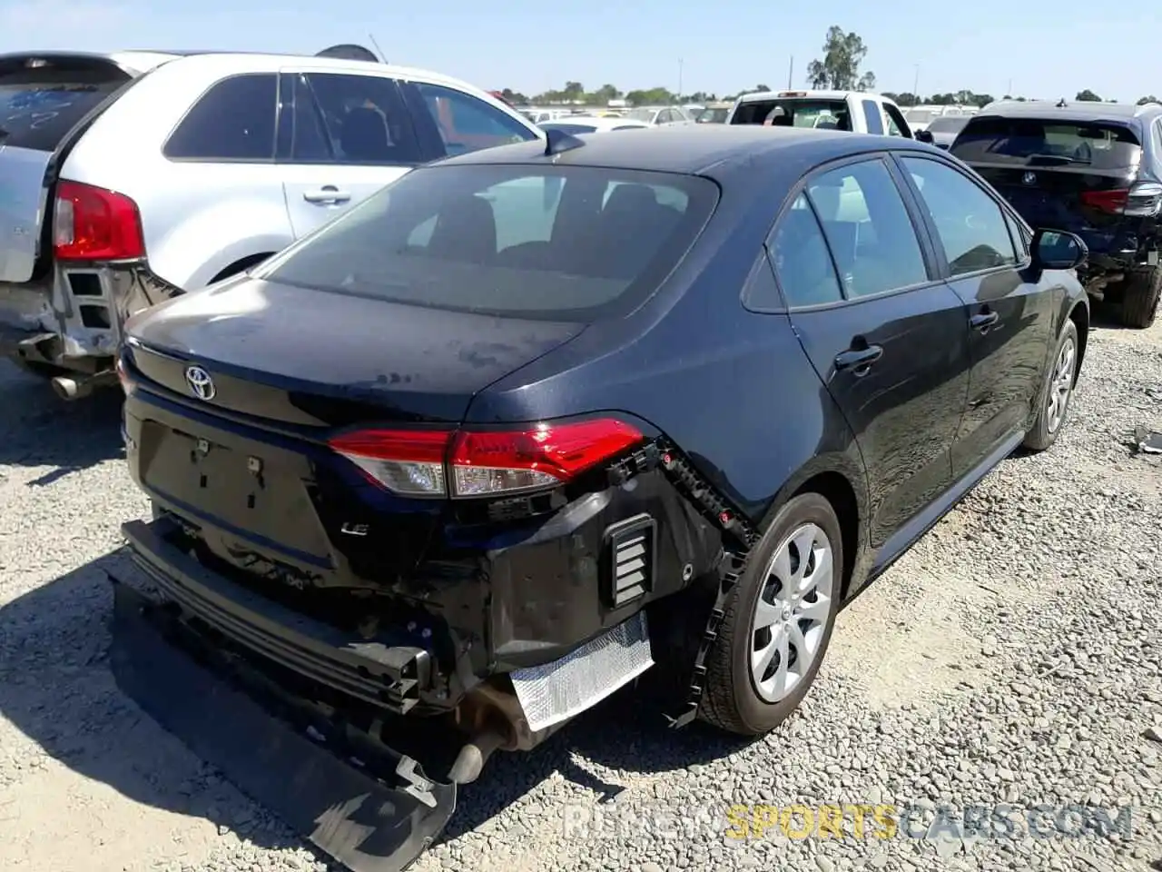 4 Photograph of a damaged car 5YFEPMAE7MP223473 TOYOTA COROLLA 2021