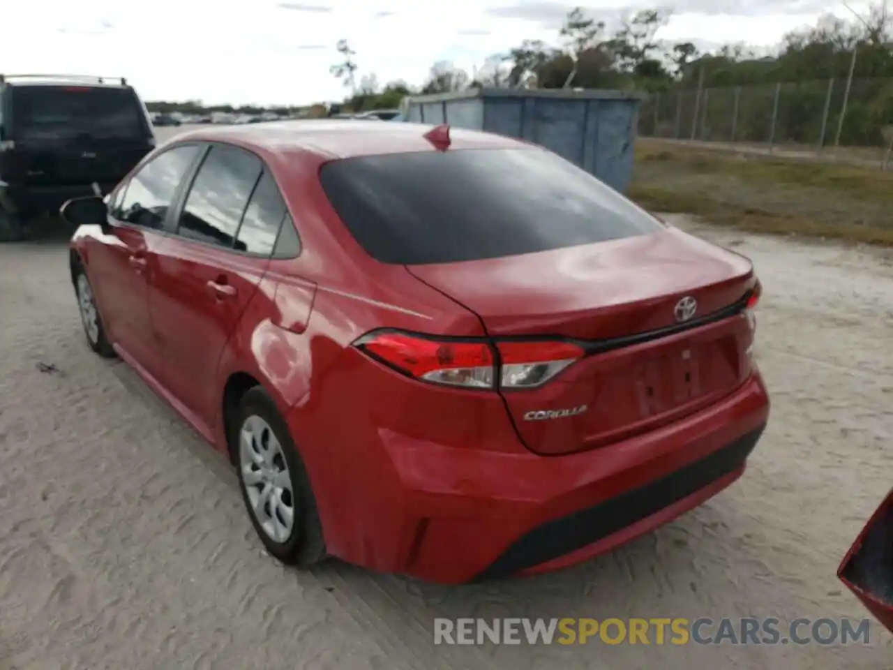 3 Photograph of a damaged car 5YFEPMAE7MP223599 TOYOTA COROLLA 2021