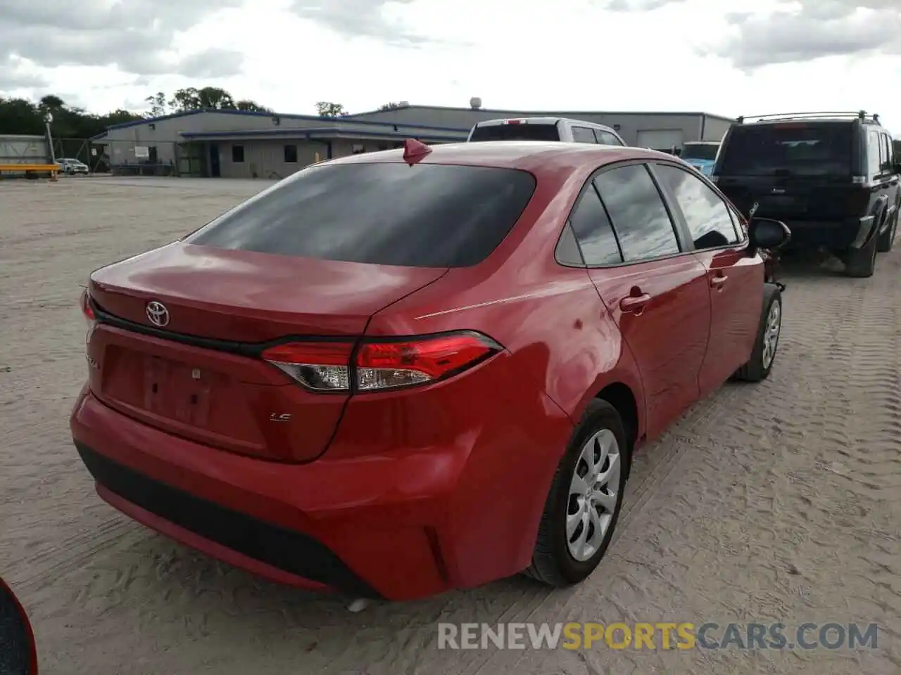 4 Photograph of a damaged car 5YFEPMAE7MP223599 TOYOTA COROLLA 2021