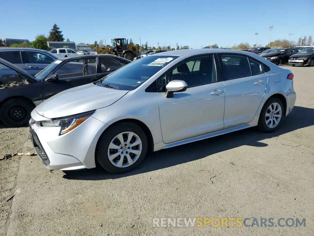 1 Photograph of a damaged car 5YFEPMAE7MP227751 TOYOTA COROLLA 2021