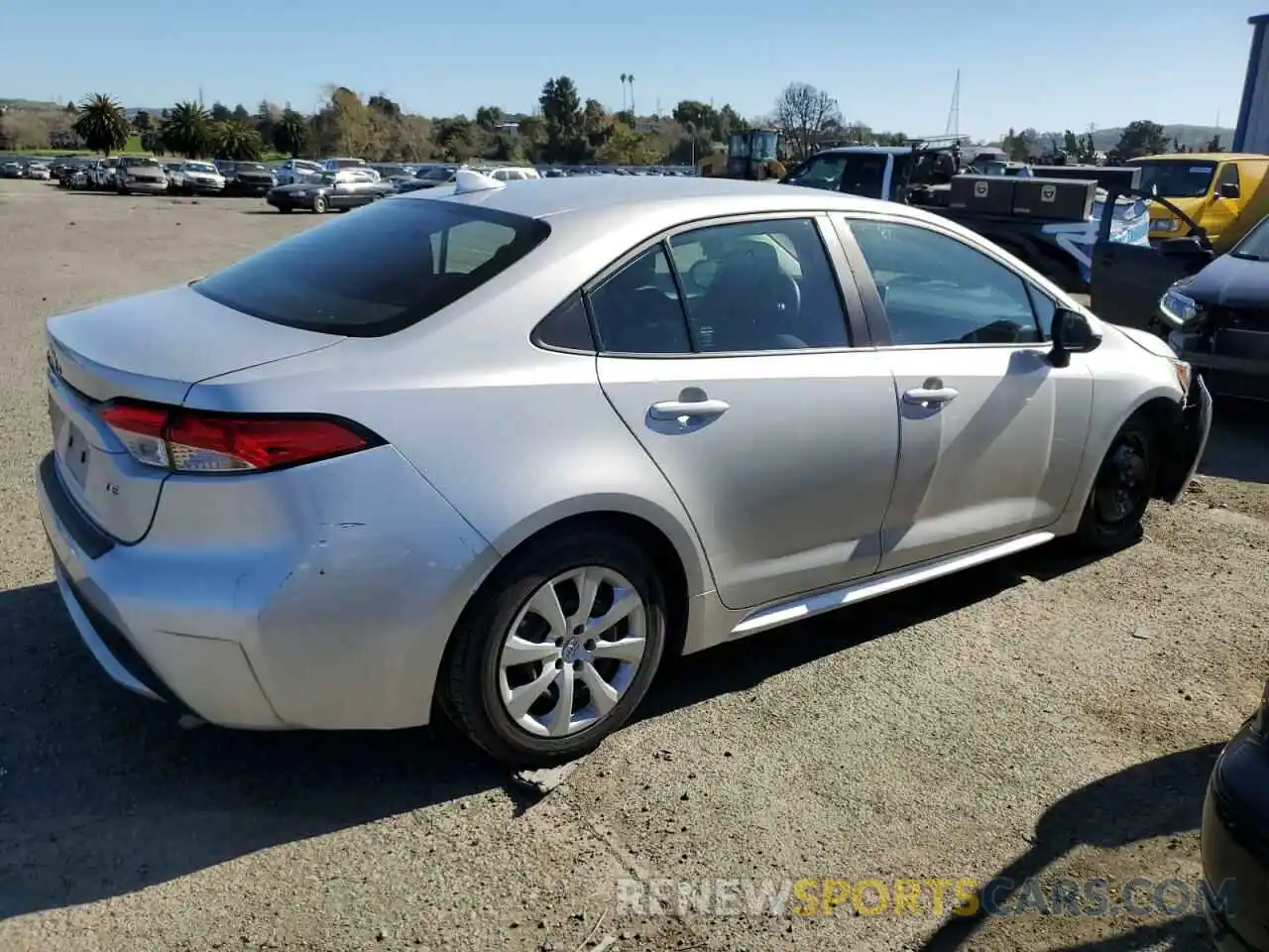 3 Photograph of a damaged car 5YFEPMAE7MP227751 TOYOTA COROLLA 2021