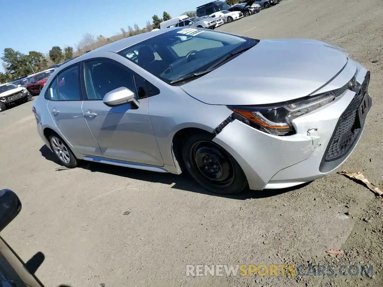 4 Photograph of a damaged car 5YFEPMAE7MP227751 TOYOTA COROLLA 2021