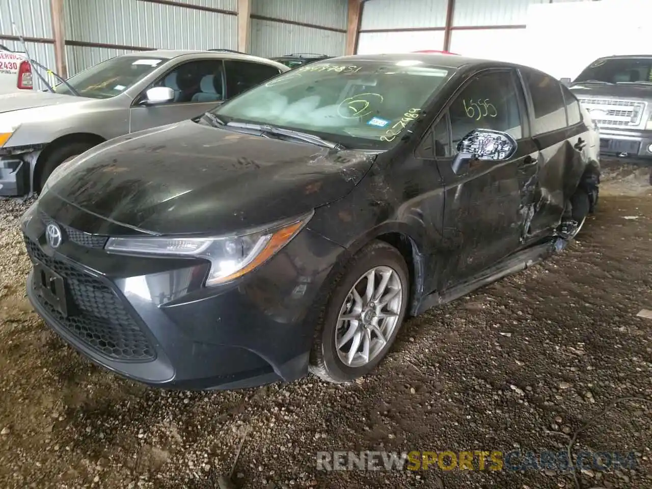 2 Photograph of a damaged car 5YFEPMAE7MP227989 TOYOTA COROLLA 2021