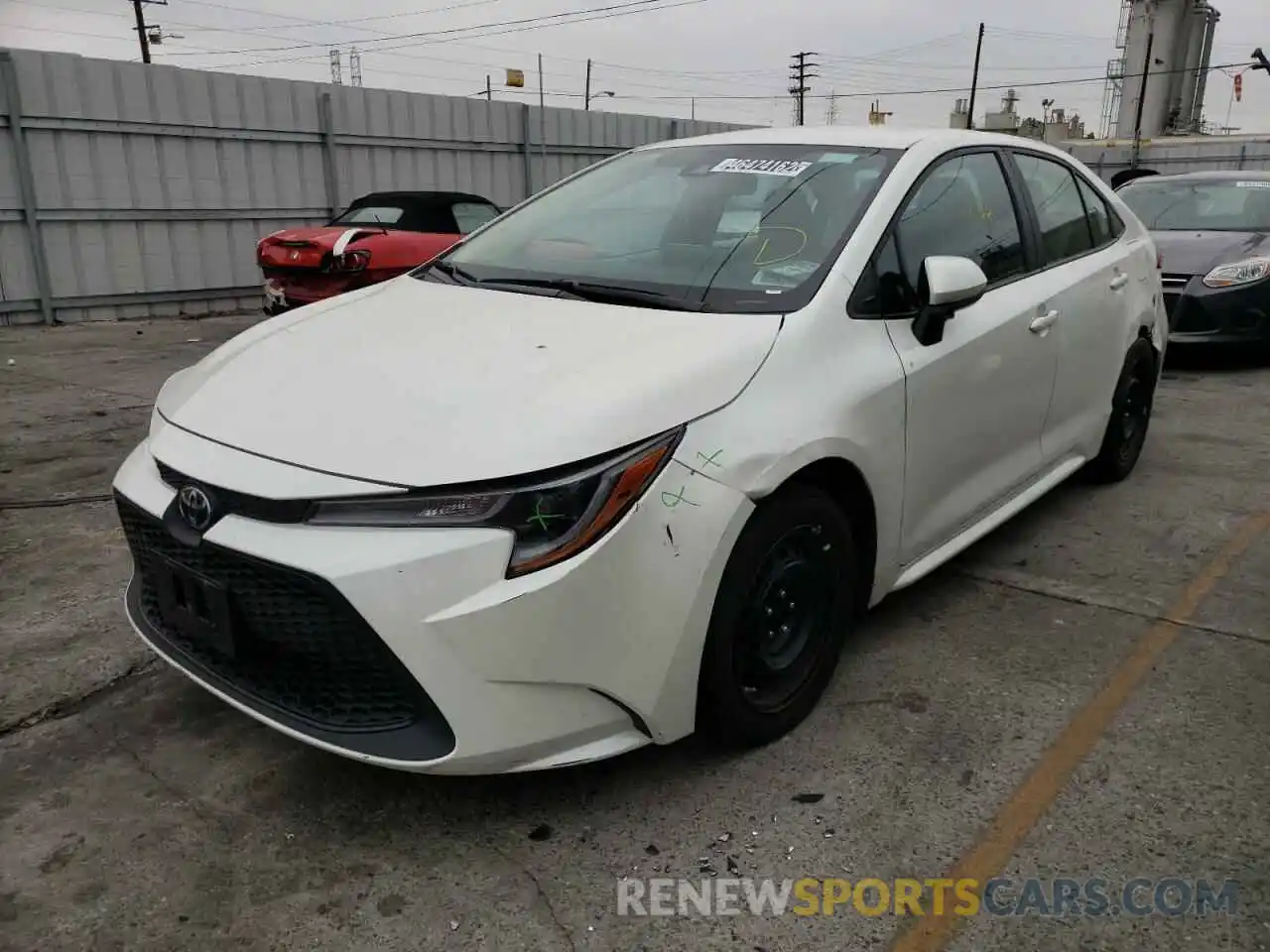 2 Photograph of a damaged car 5YFEPMAE7MP228611 TOYOTA COROLLA 2021