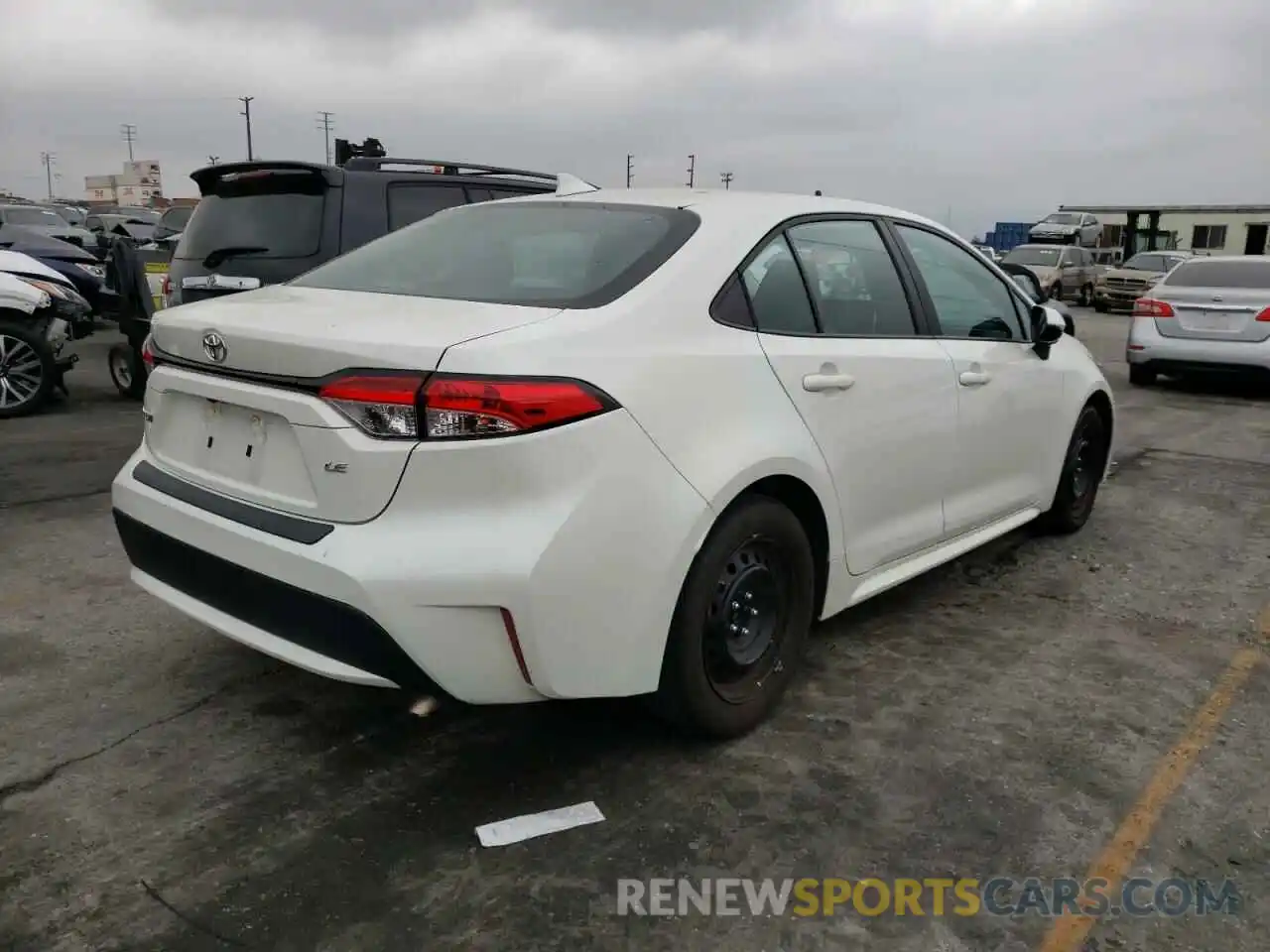 4 Photograph of a damaged car 5YFEPMAE7MP228611 TOYOTA COROLLA 2021