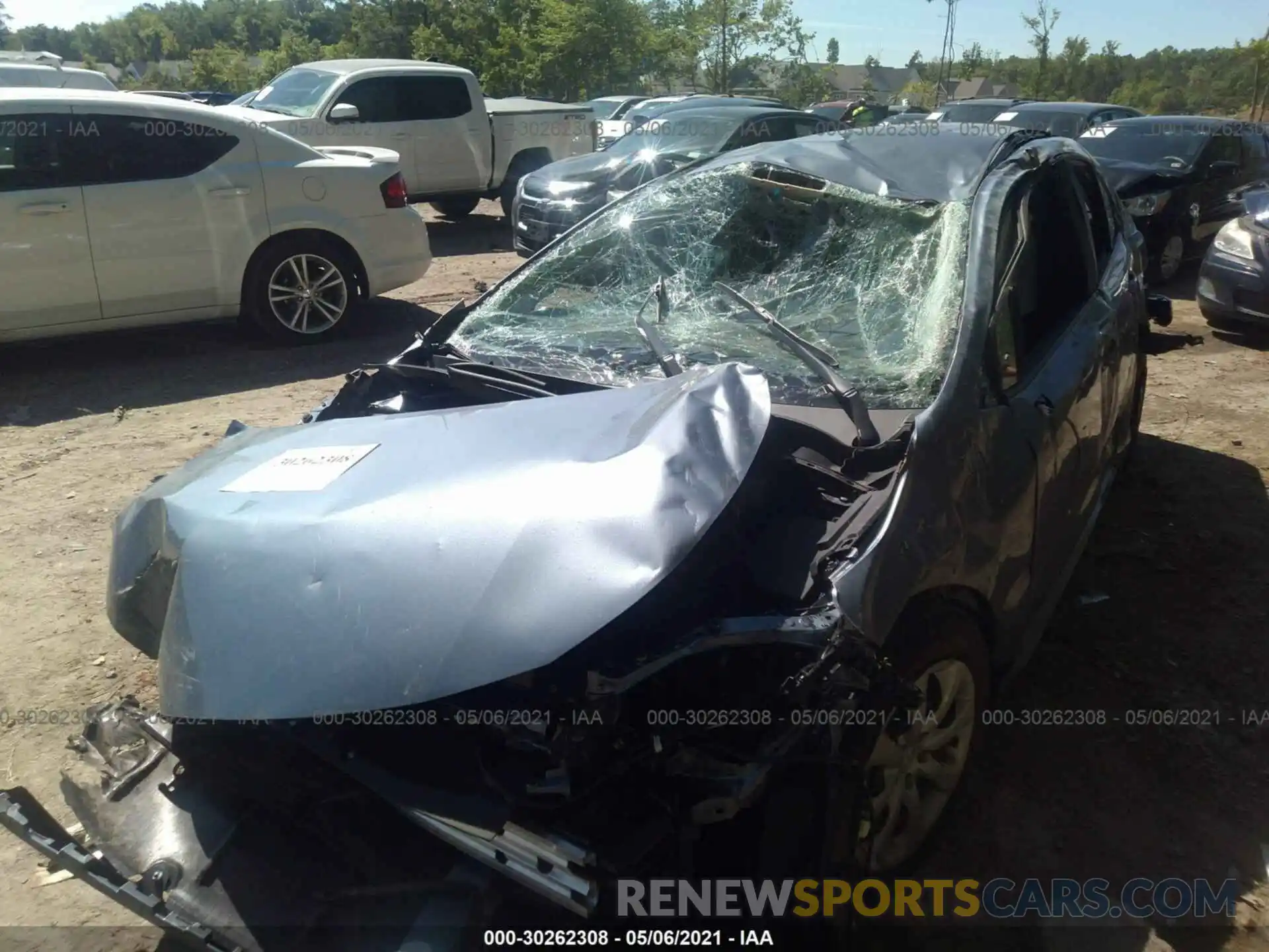 2 Photograph of a damaged car 5YFEPMAE7MP228849 TOYOTA COROLLA 2021