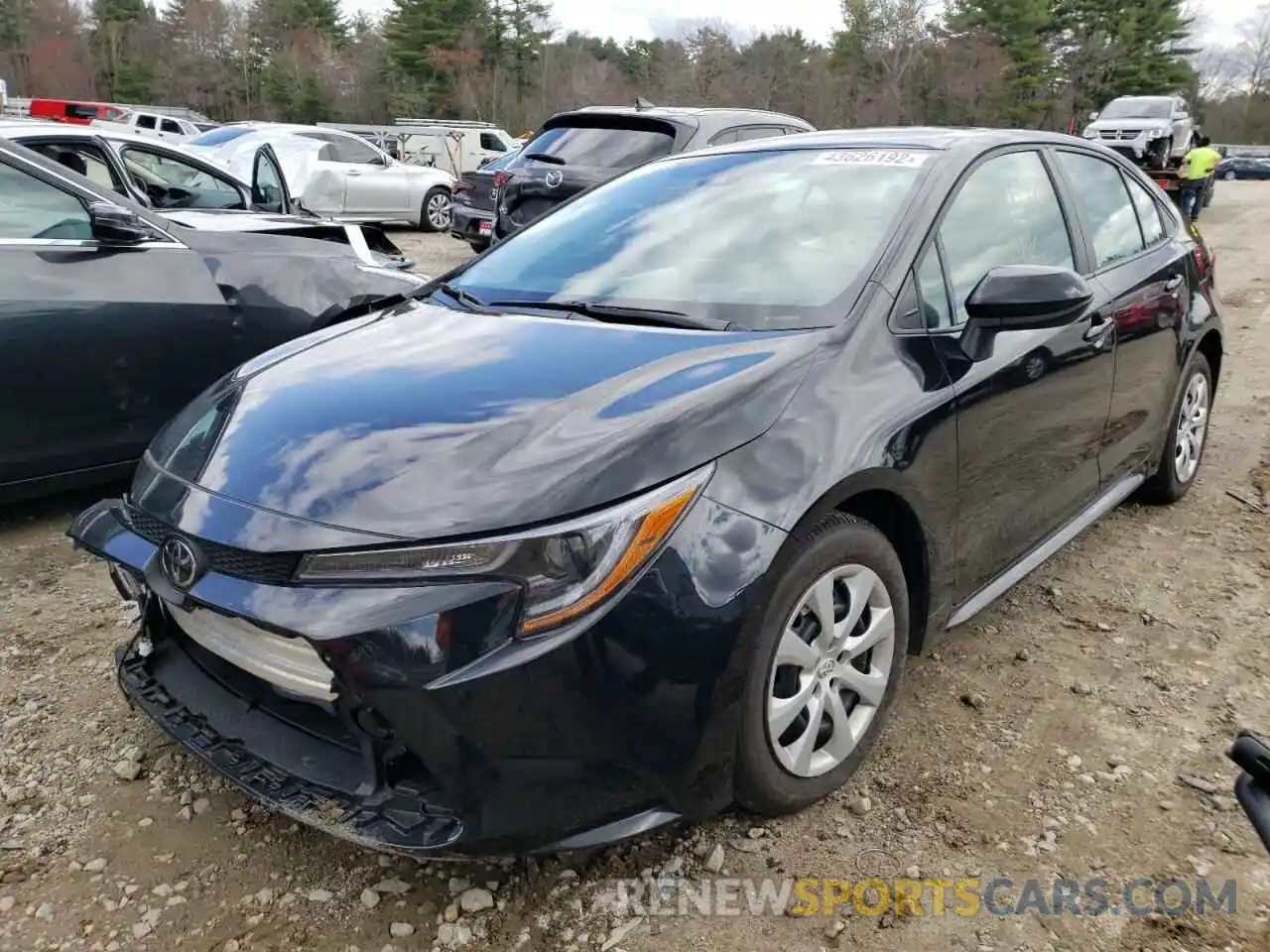 2 Photograph of a damaged car 5YFEPMAE7MP229600 TOYOTA COROLLA 2021