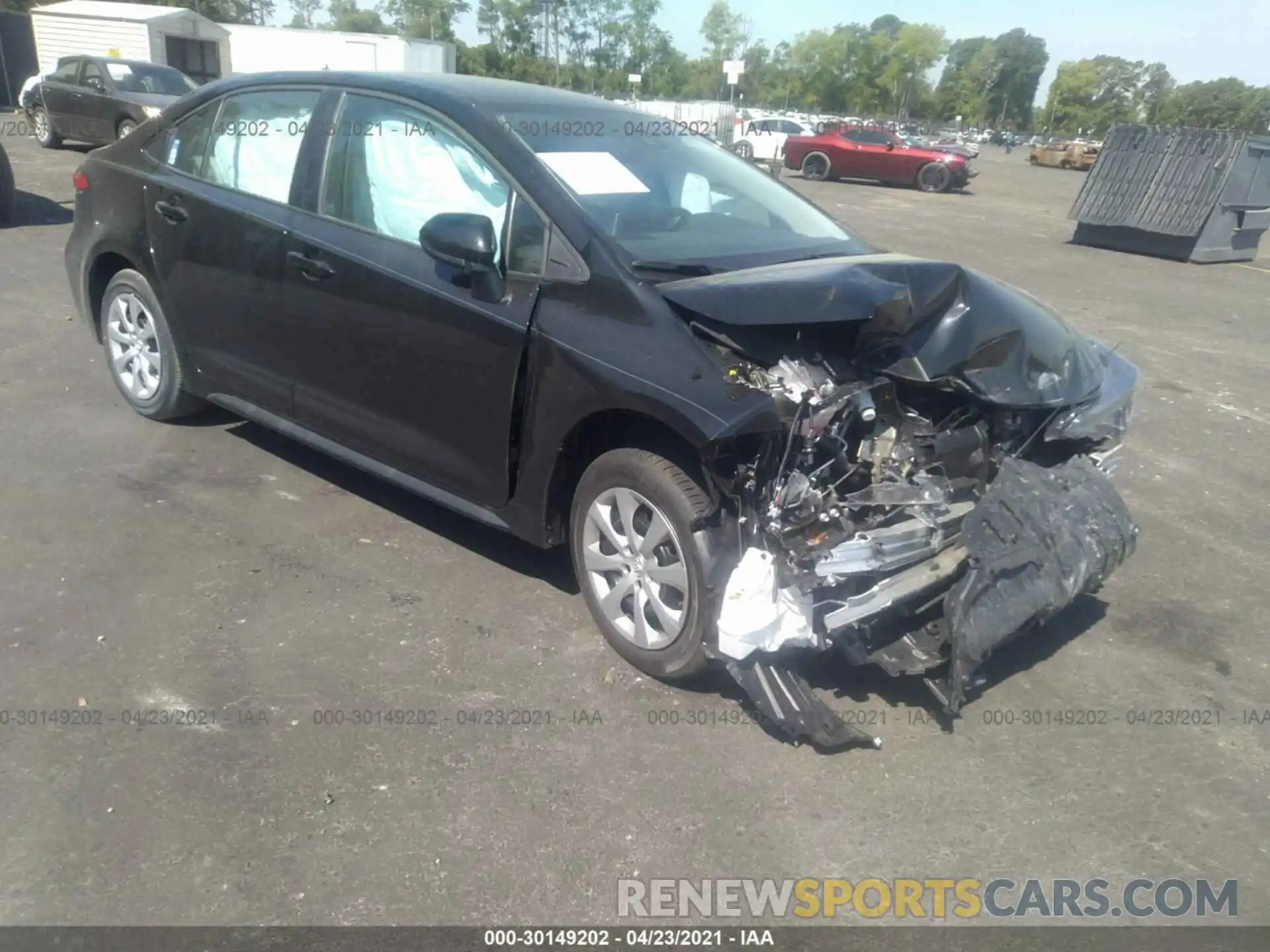 1 Photograph of a damaged car 5YFEPMAE7MP229886 TOYOTA COROLLA 2021