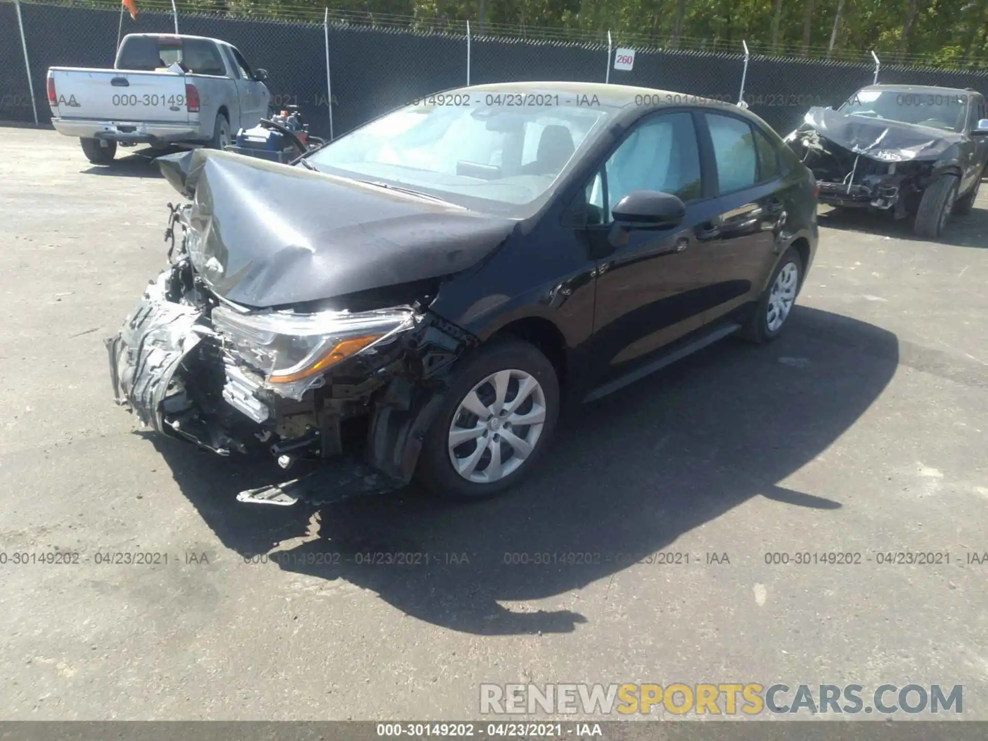 2 Photograph of a damaged car 5YFEPMAE7MP229886 TOYOTA COROLLA 2021