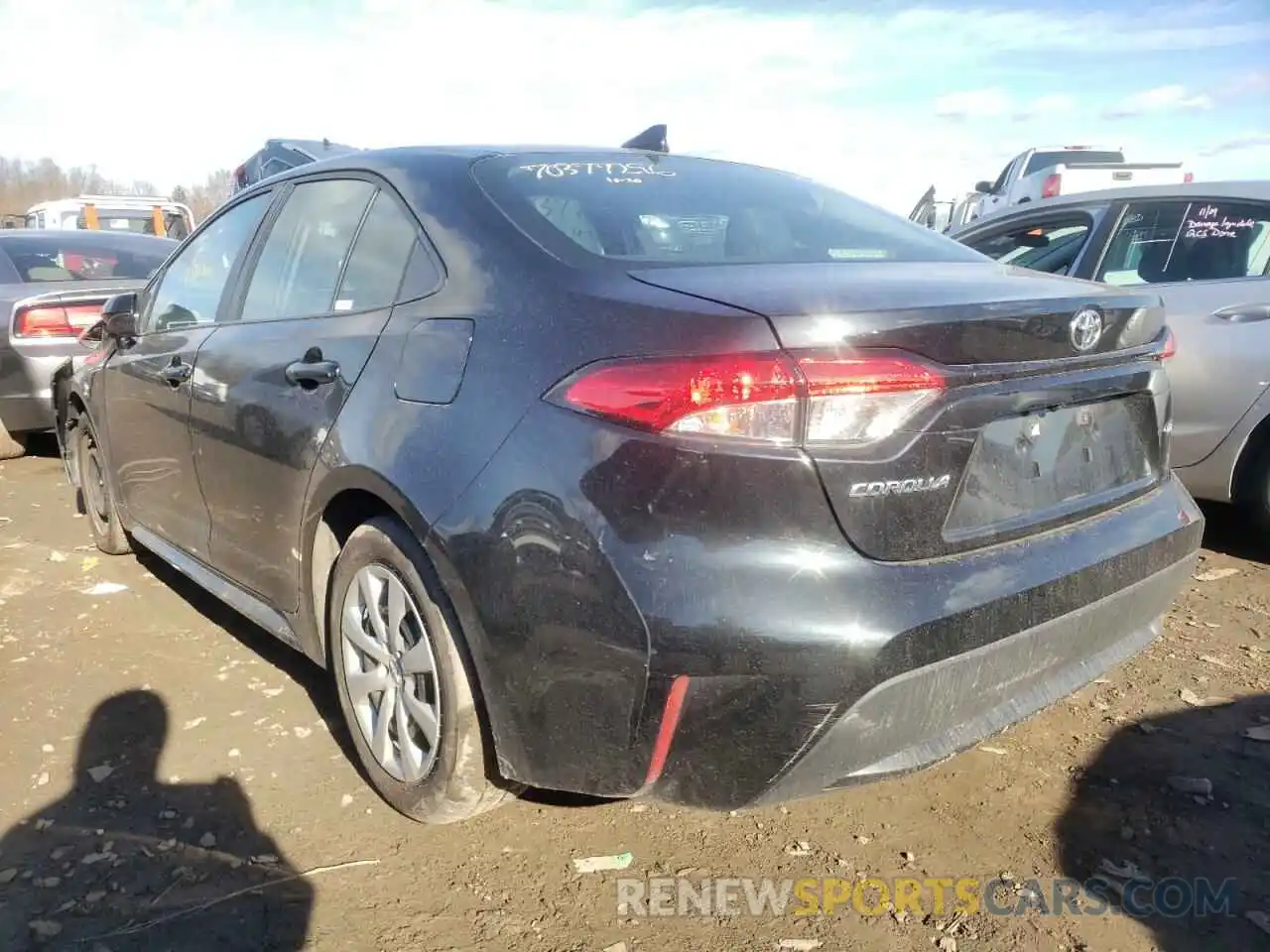 3 Photograph of a damaged car 5YFEPMAE7MP230021 TOYOTA COROLLA 2021