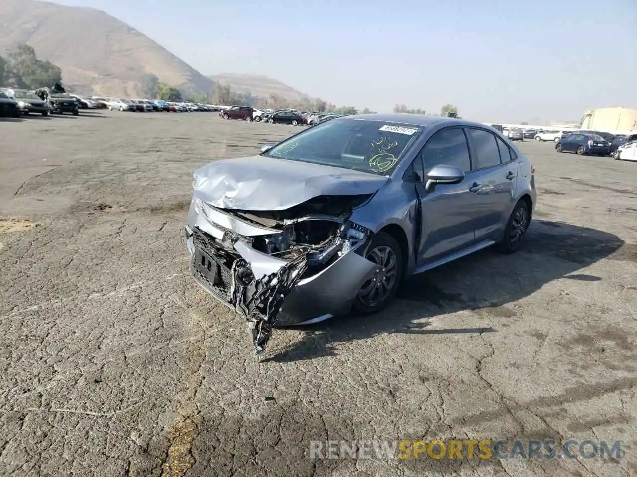 2 Photograph of a damaged car 5YFEPMAE7MP230407 TOYOTA COROLLA 2021