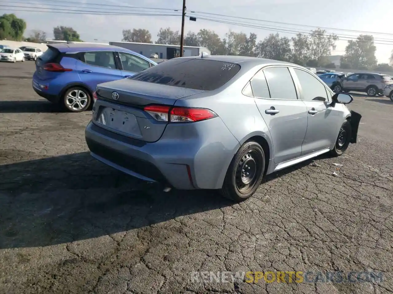 4 Photograph of a damaged car 5YFEPMAE7MP230407 TOYOTA COROLLA 2021