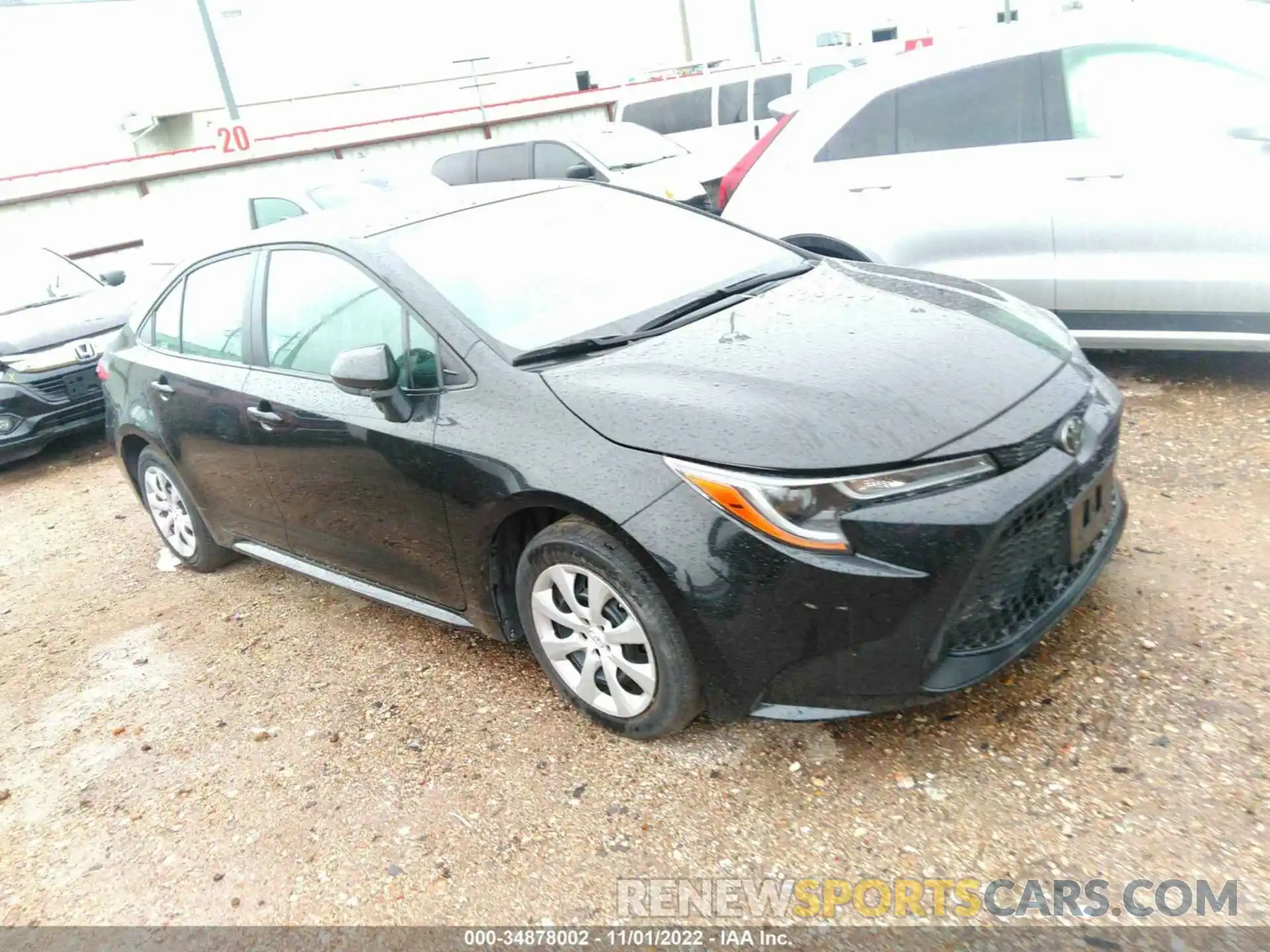 1 Photograph of a damaged car 5YFEPMAE7MP230990 TOYOTA COROLLA 2021