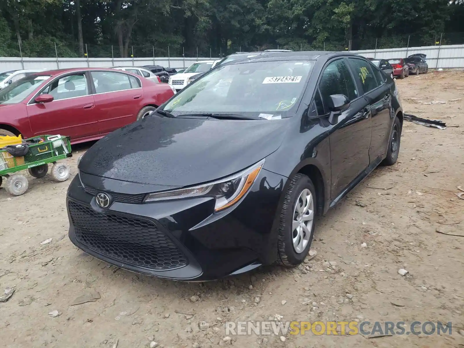 2 Photograph of a damaged car 5YFEPMAE7MP231377 TOYOTA COROLLA 2021