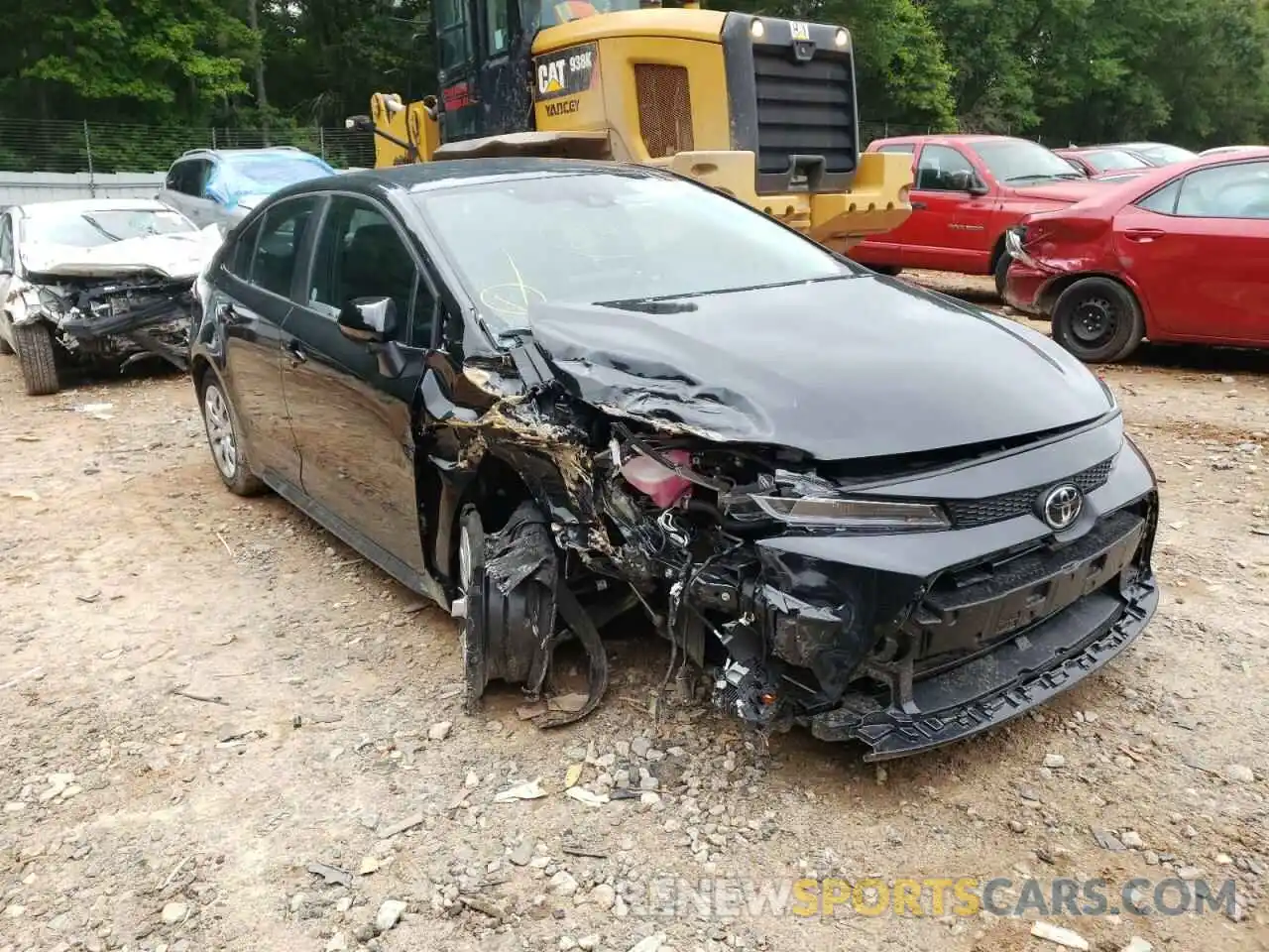 1 Photograph of a damaged car 5YFEPMAE7MP232237 TOYOTA COROLLA 2021