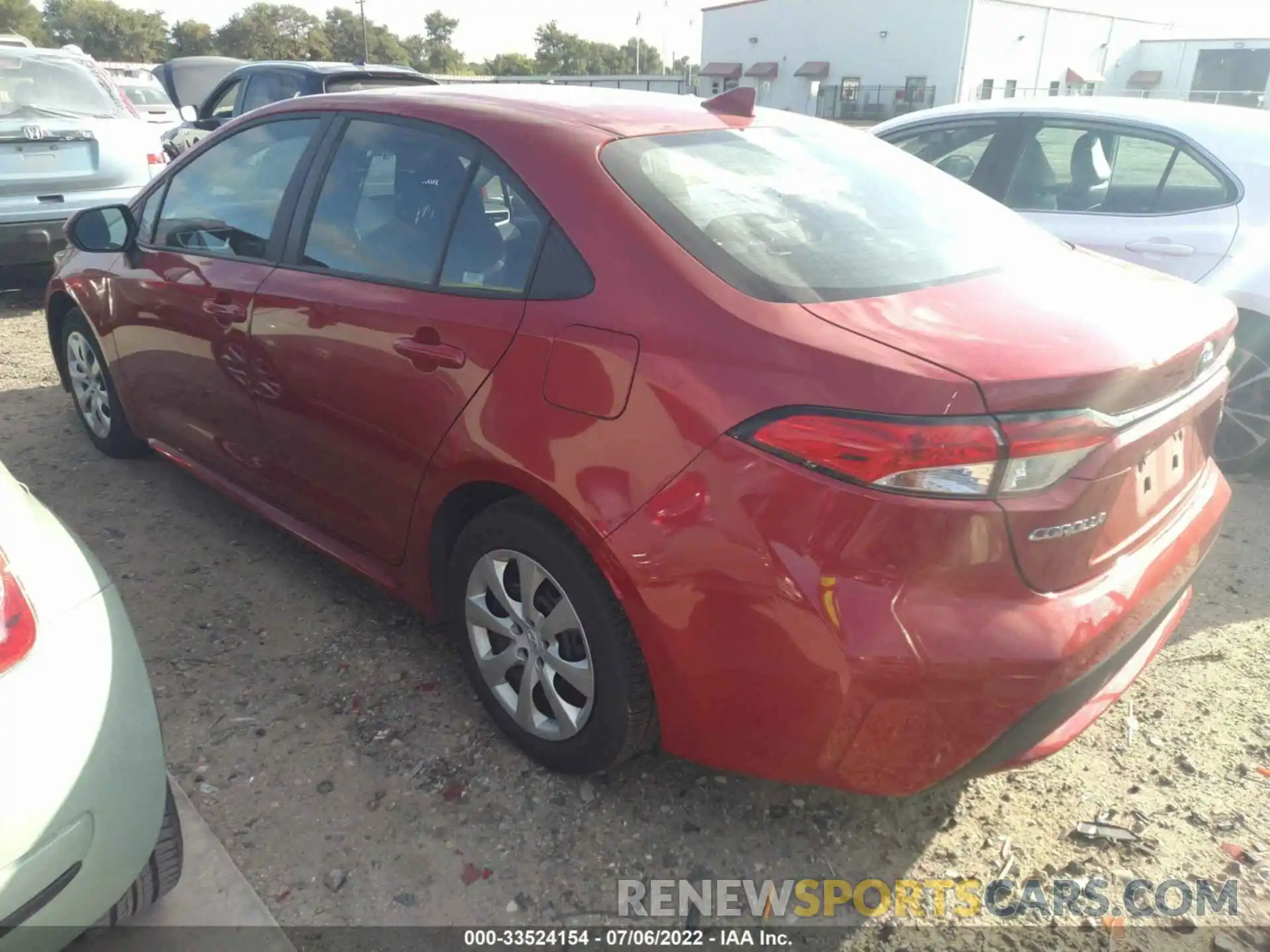 3 Photograph of a damaged car 5YFEPMAE7MP232240 TOYOTA COROLLA 2021