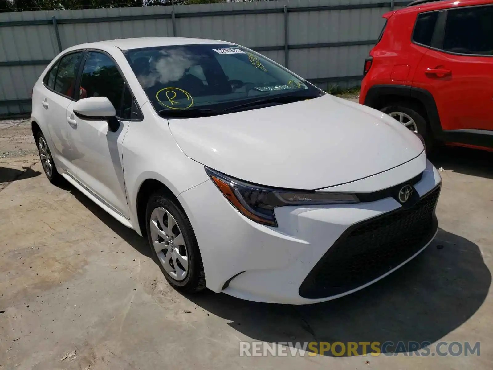 1 Photograph of a damaged car 5YFEPMAE7MP232304 TOYOTA COROLLA 2021