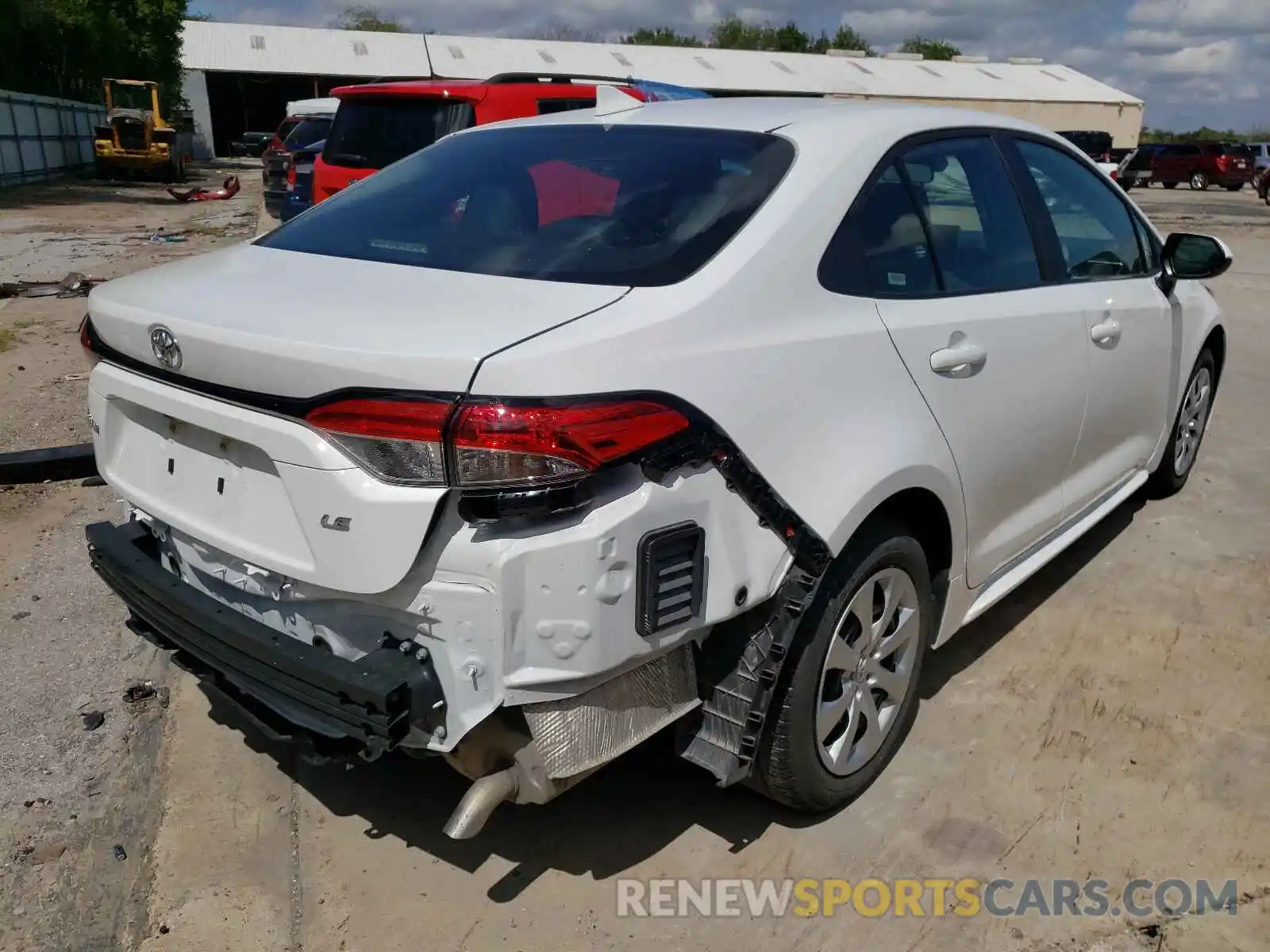 4 Photograph of a damaged car 5YFEPMAE7MP232304 TOYOTA COROLLA 2021