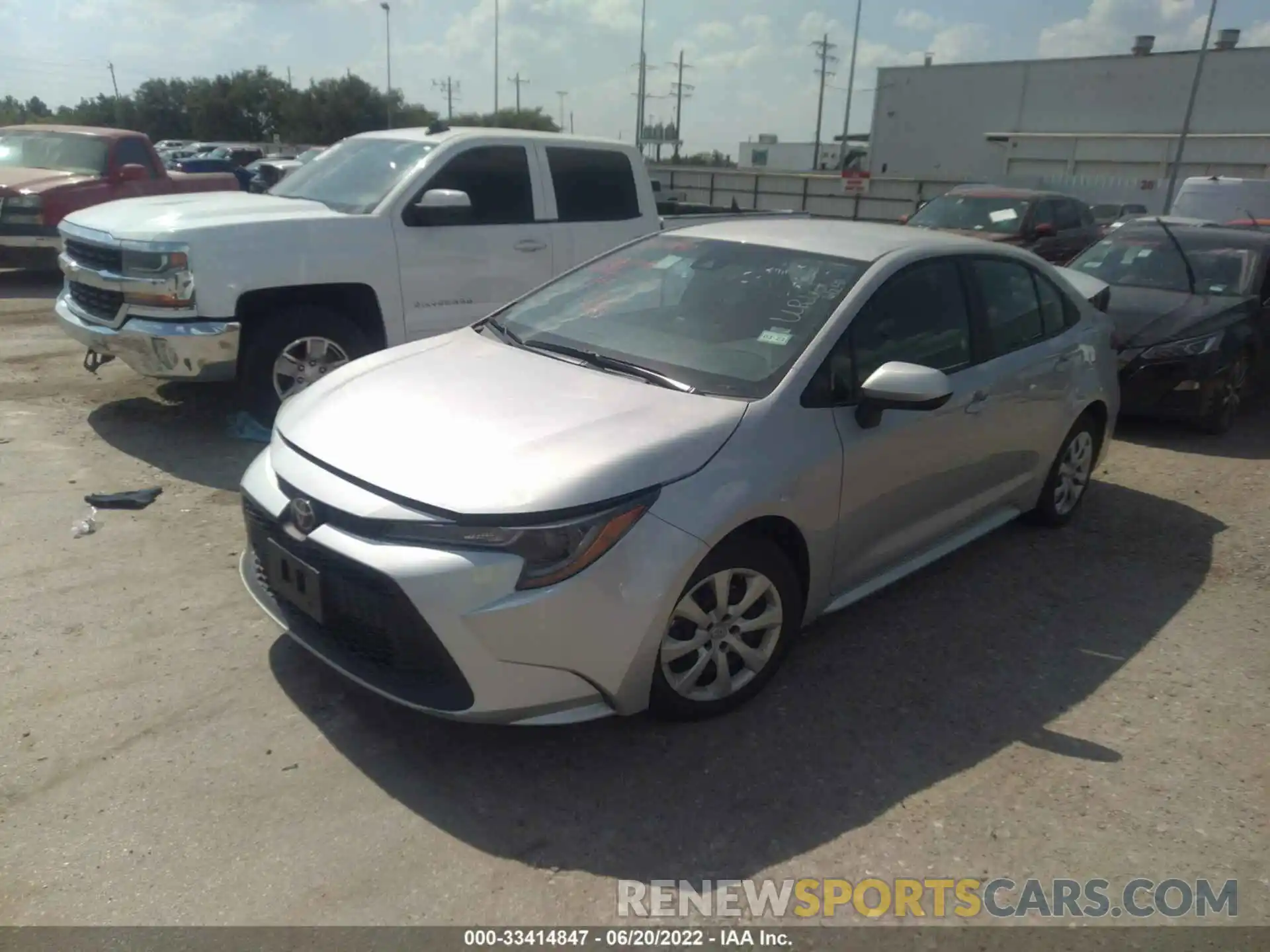 2 Photograph of a damaged car 5YFEPMAE7MP232500 TOYOTA COROLLA 2021