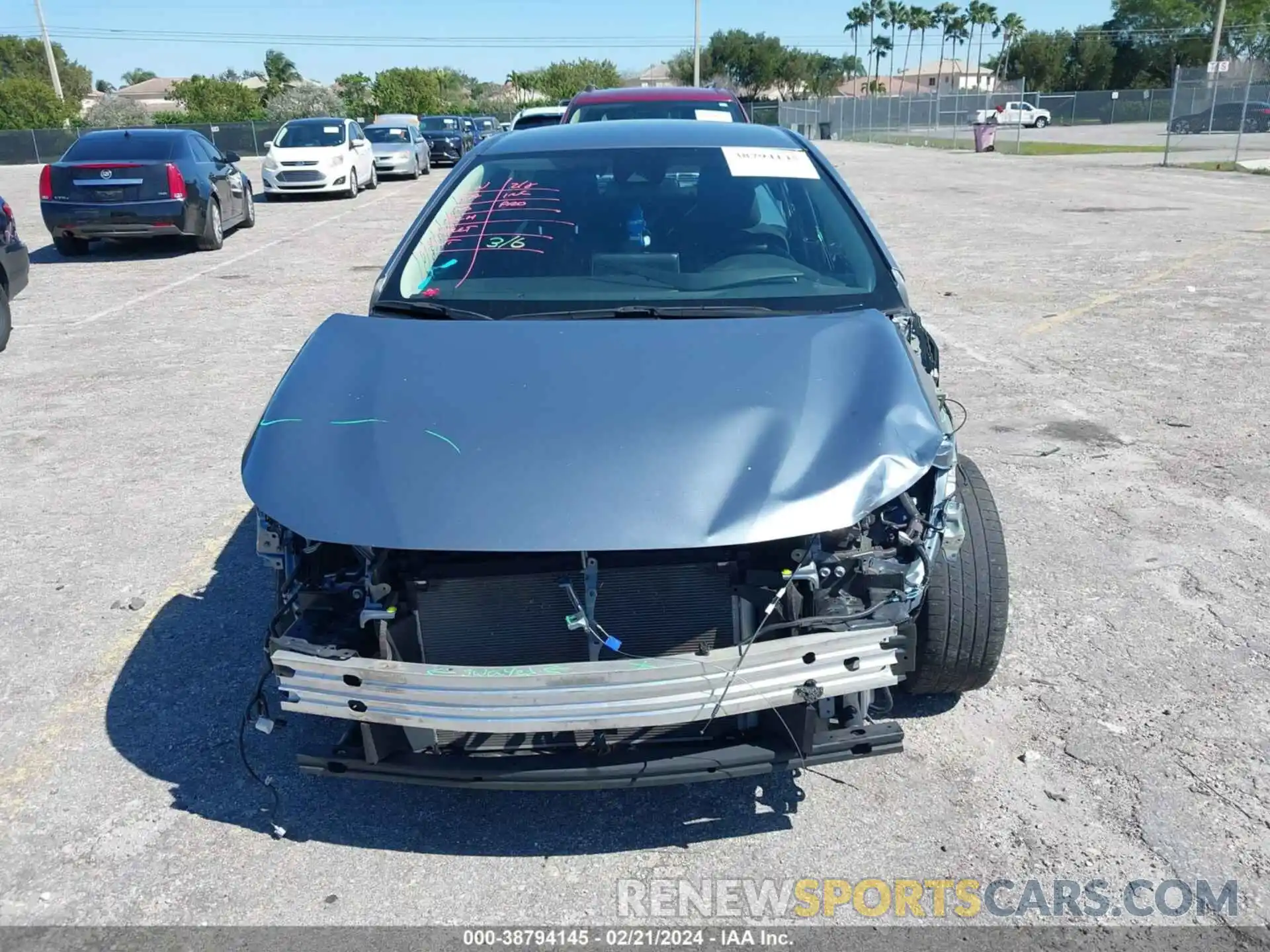 13 Photograph of a damaged car 5YFEPMAE7MP232643 TOYOTA COROLLA 2021