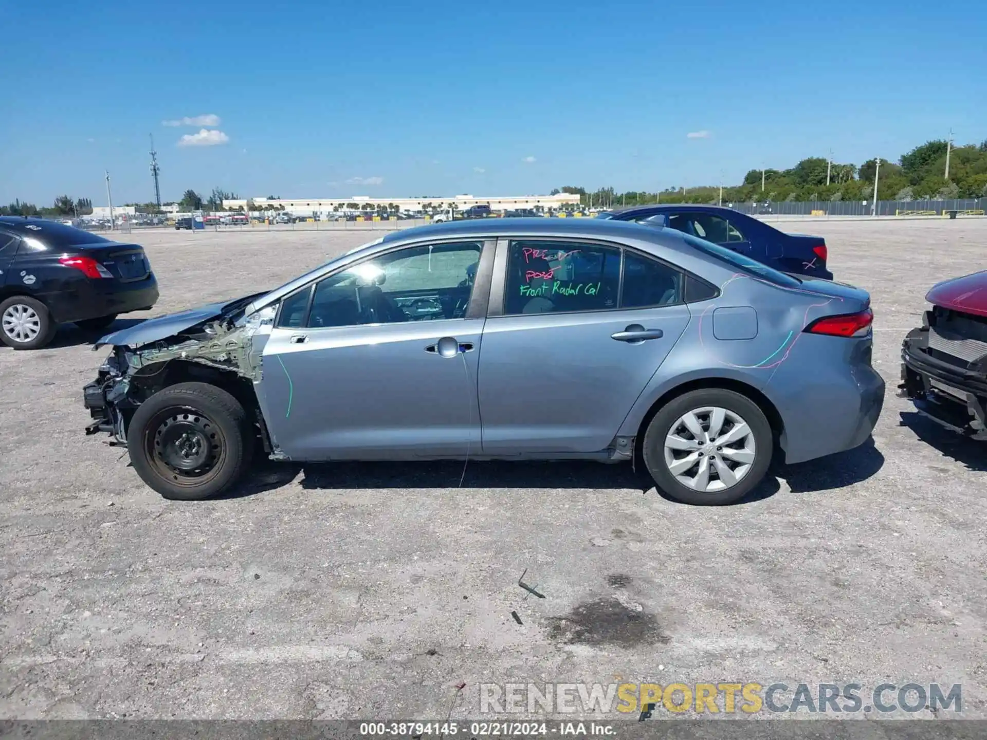 15 Photograph of a damaged car 5YFEPMAE7MP232643 TOYOTA COROLLA 2021