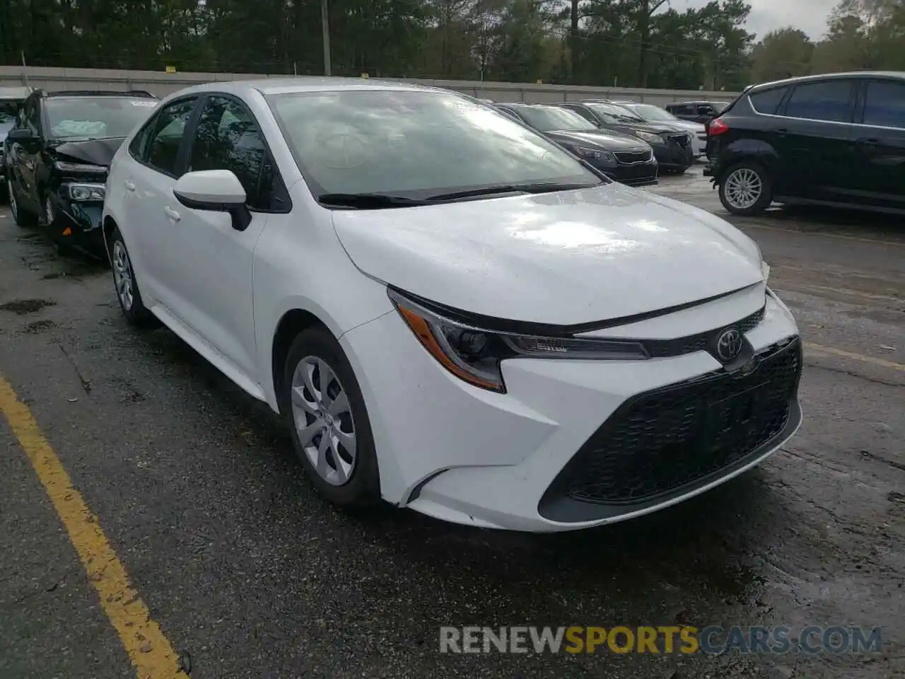 1 Photograph of a damaged car 5YFEPMAE7MP234053 TOYOTA COROLLA 2021