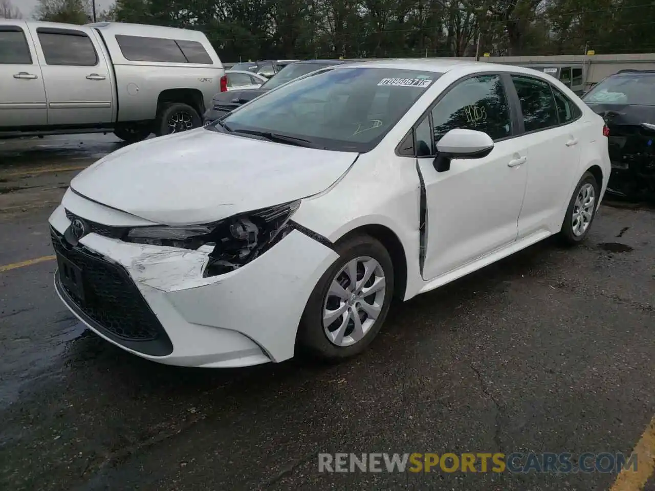 2 Photograph of a damaged car 5YFEPMAE7MP234053 TOYOTA COROLLA 2021