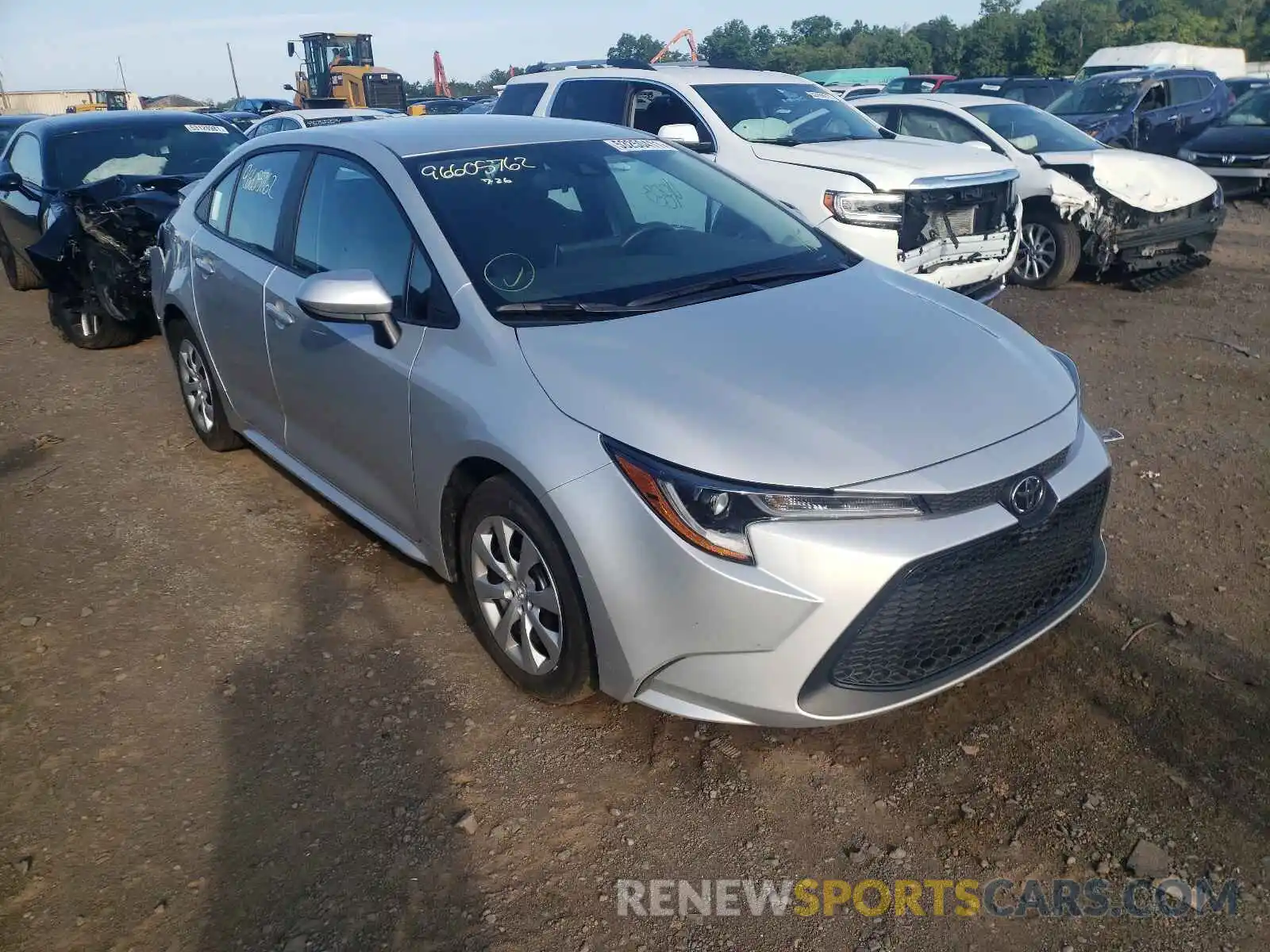 1 Photograph of a damaged car 5YFEPMAE7MP234179 TOYOTA COROLLA 2021