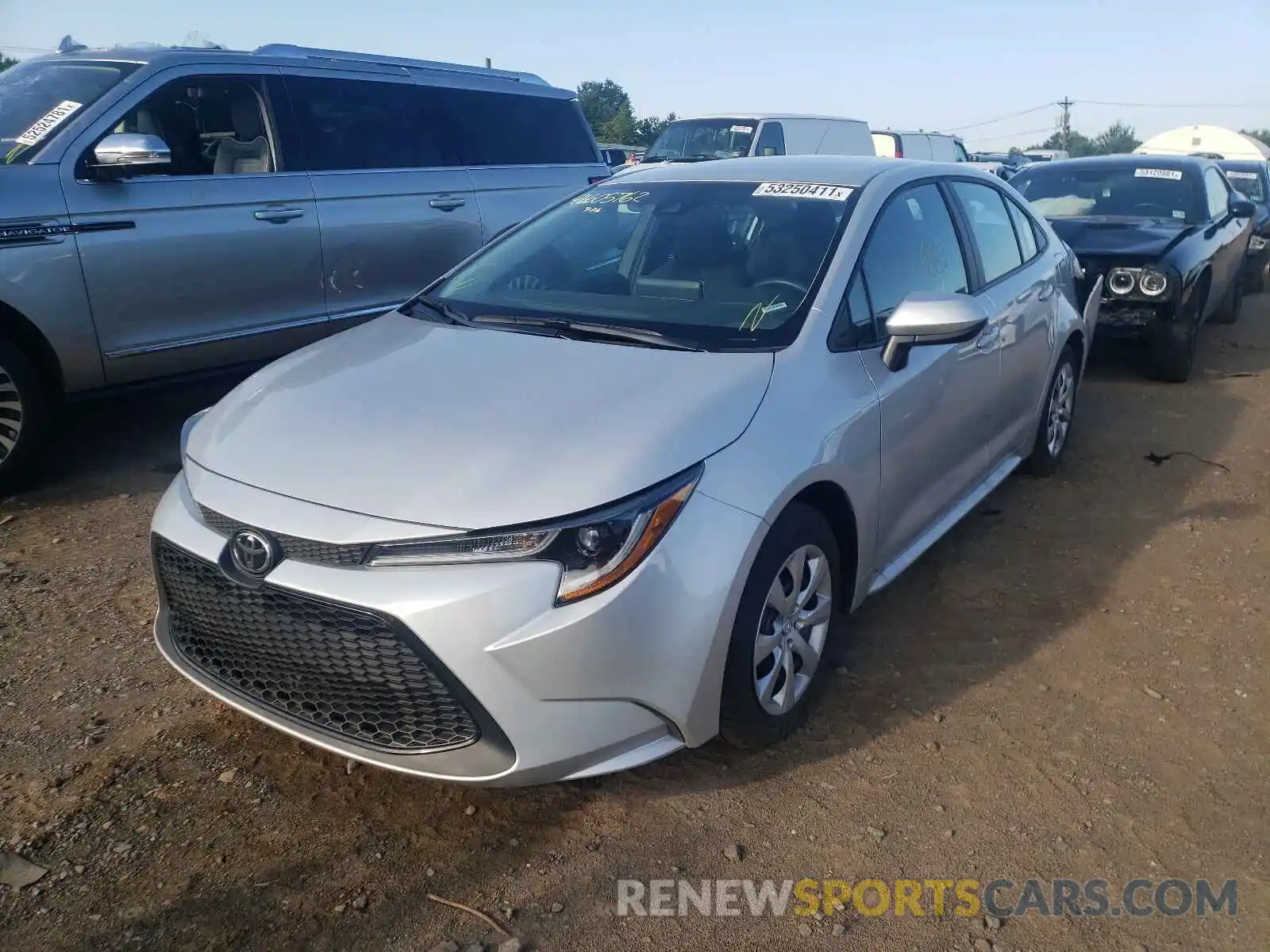 2 Photograph of a damaged car 5YFEPMAE7MP234179 TOYOTA COROLLA 2021