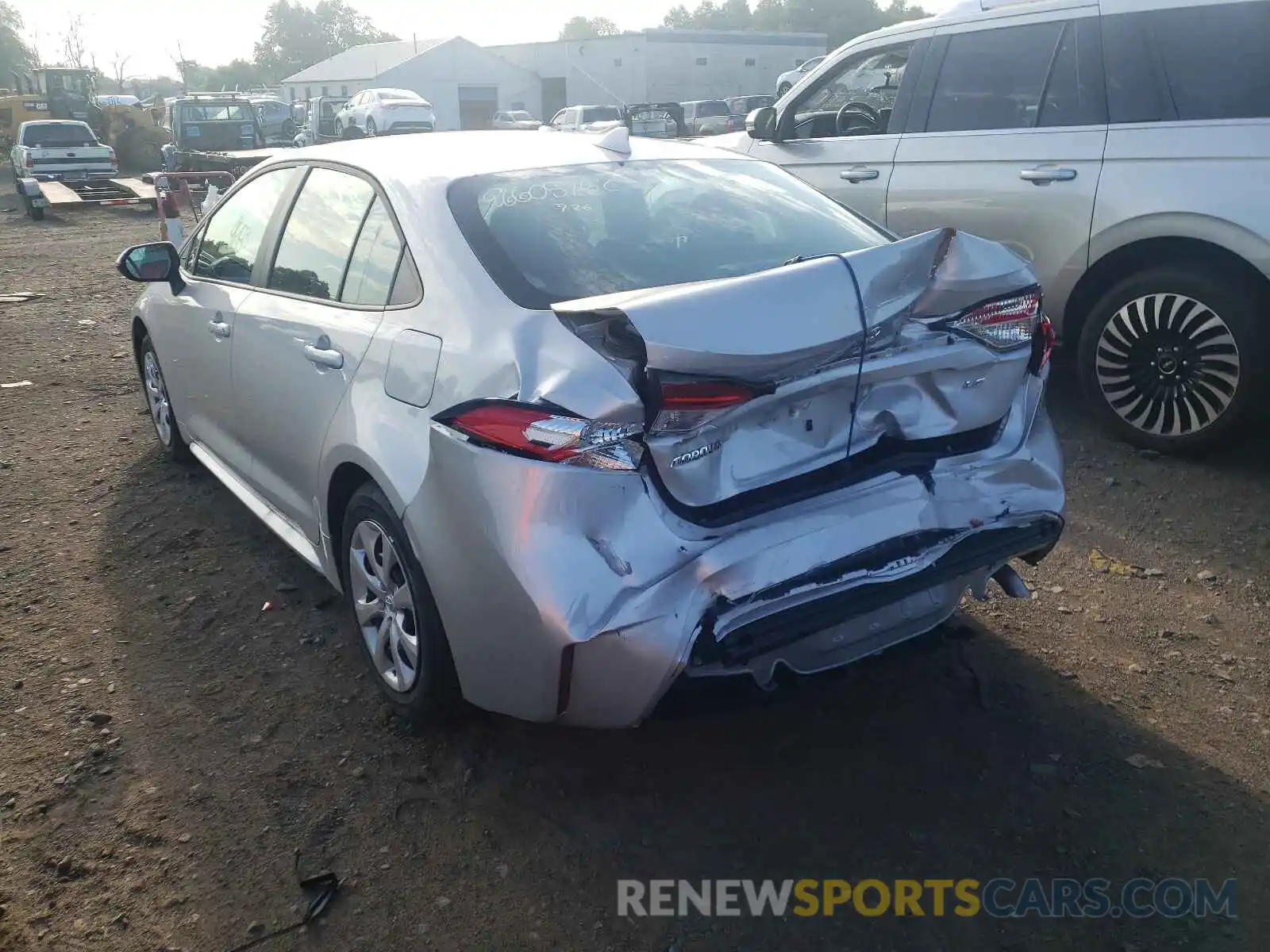 3 Photograph of a damaged car 5YFEPMAE7MP234179 TOYOTA COROLLA 2021