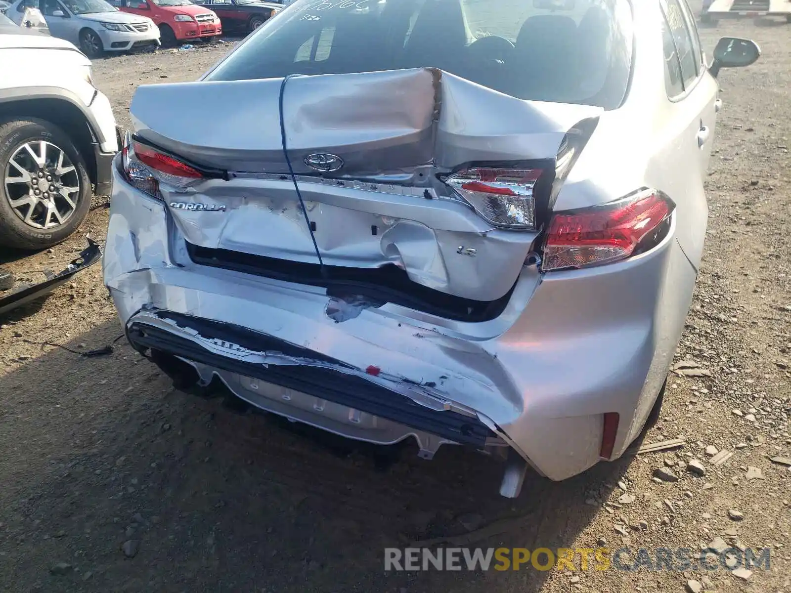 9 Photograph of a damaged car 5YFEPMAE7MP234179 TOYOTA COROLLA 2021