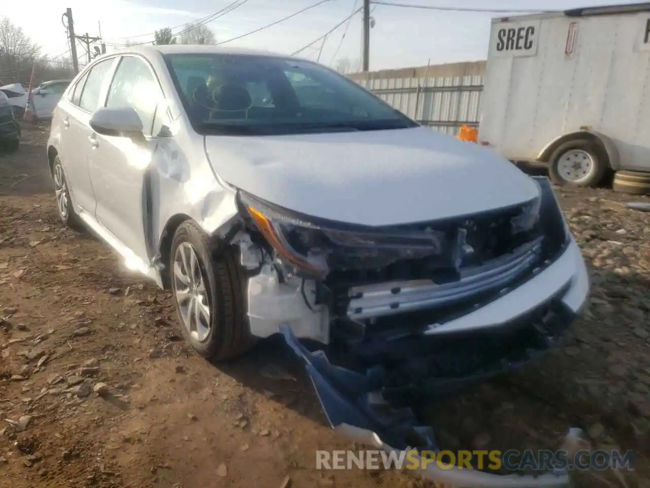 1 Photograph of a damaged car 5YFEPMAE7MP234487 TOYOTA COROLLA 2021