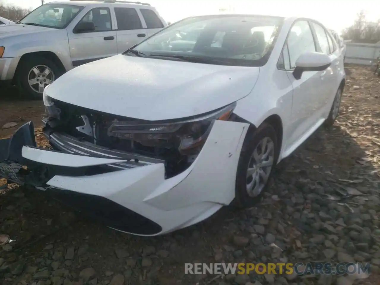 2 Photograph of a damaged car 5YFEPMAE7MP234487 TOYOTA COROLLA 2021