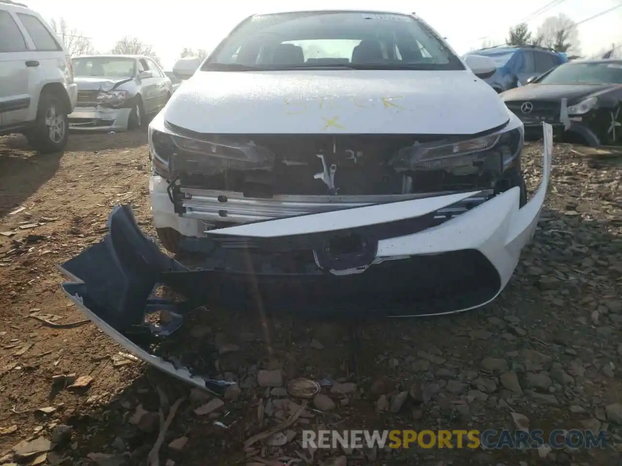 9 Photograph of a damaged car 5YFEPMAE7MP234487 TOYOTA COROLLA 2021