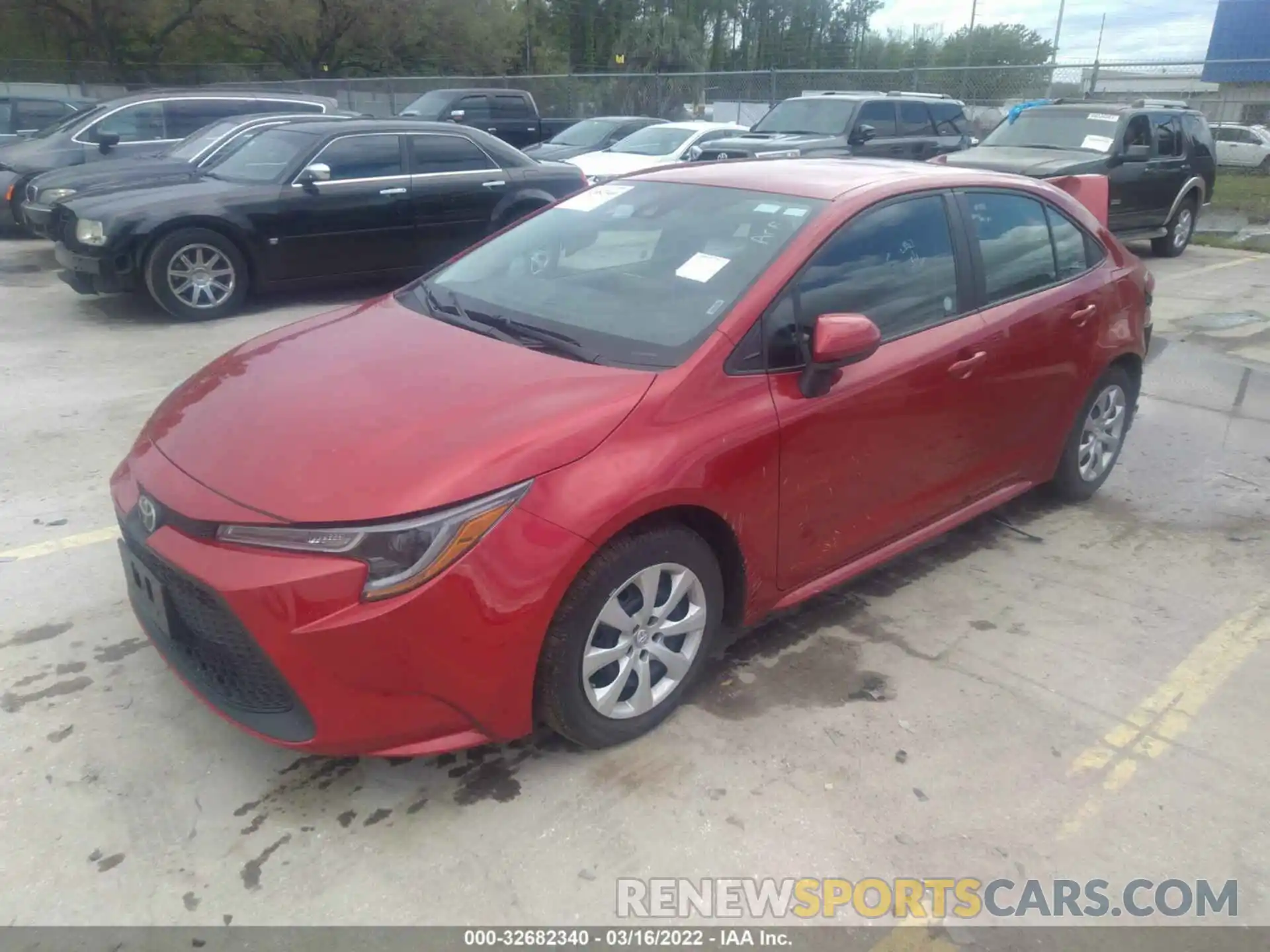 2 Photograph of a damaged car 5YFEPMAE7MP236532 TOYOTA COROLLA 2021