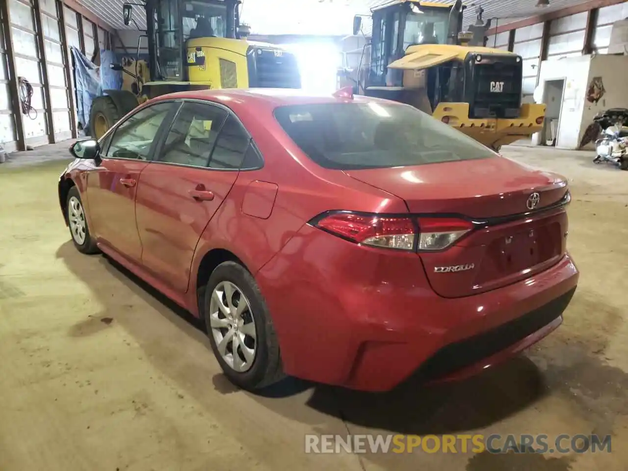 3 Photograph of a damaged car 5YFEPMAE7MP237289 TOYOTA COROLLA 2021