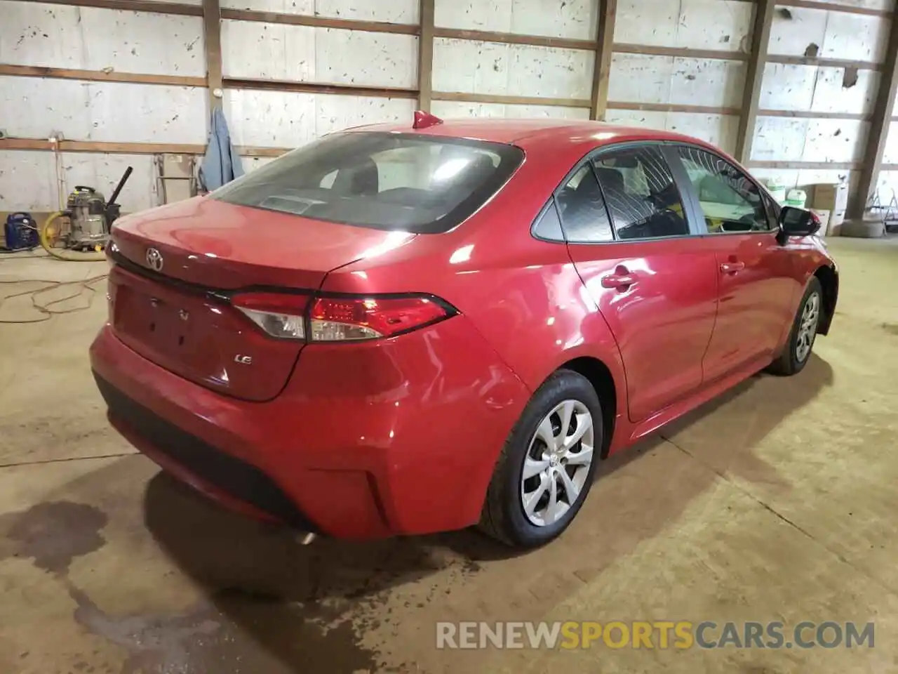 4 Photograph of a damaged car 5YFEPMAE7MP237289 TOYOTA COROLLA 2021