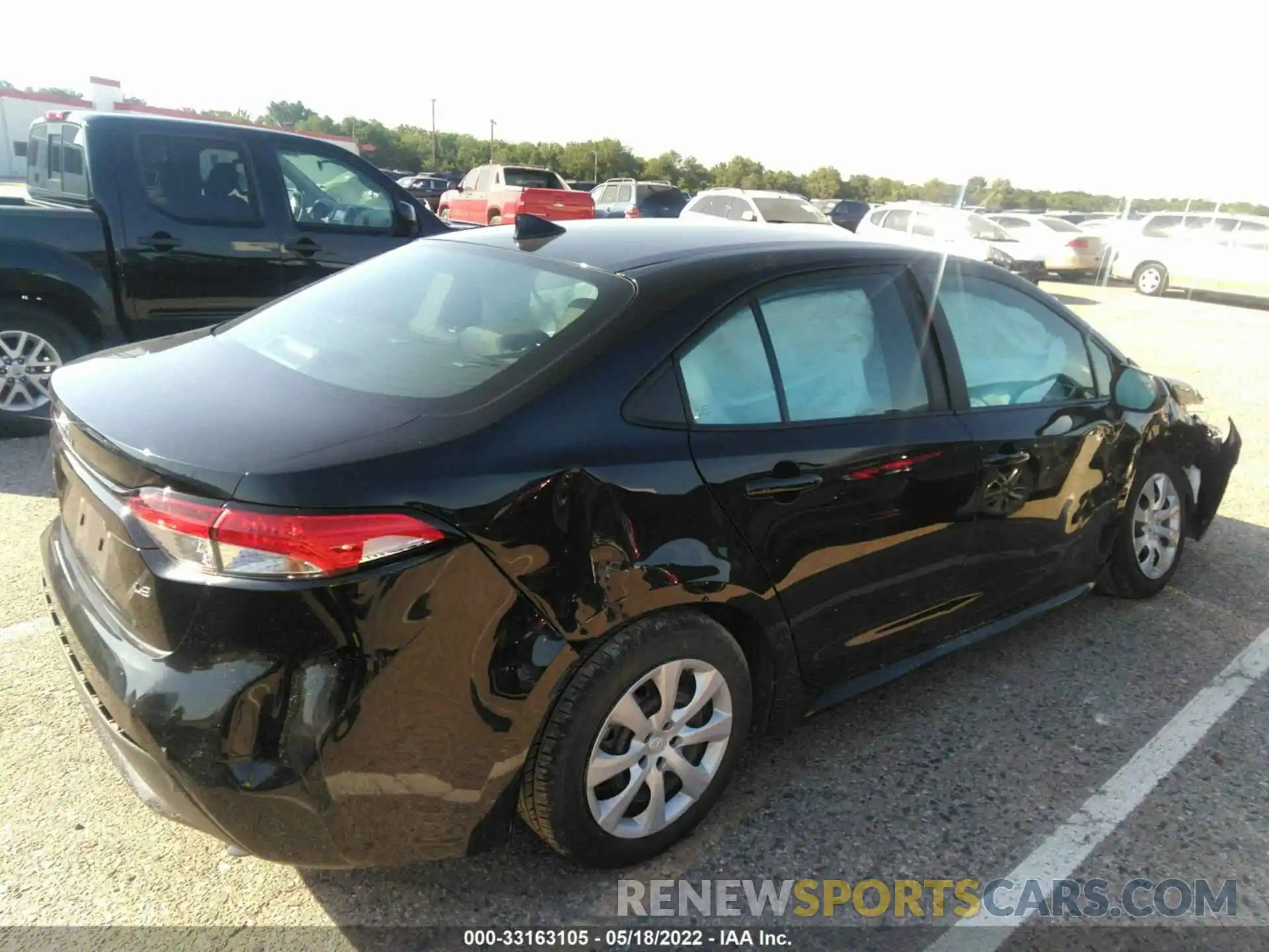 4 Photograph of a damaged car 5YFEPMAE7MP237714 TOYOTA COROLLA 2021